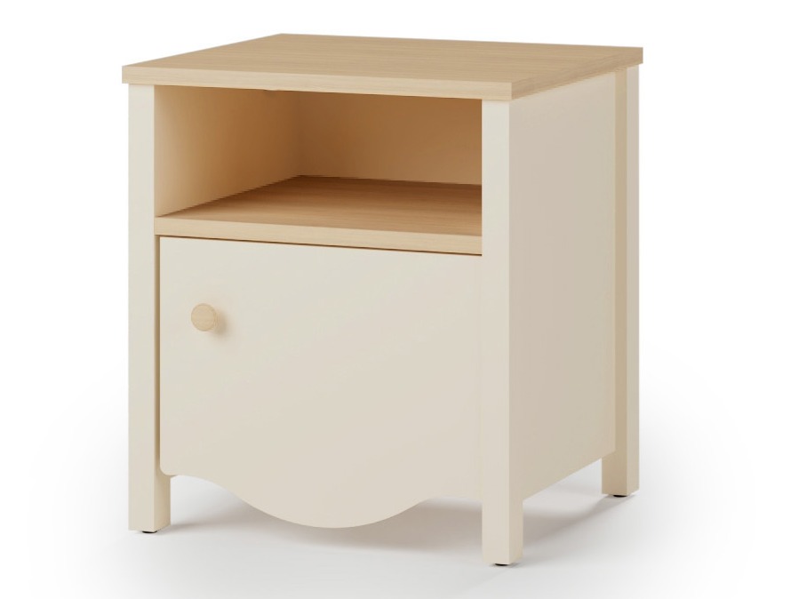 Mesilla de noche Velferi 117 (Beige + Roble)