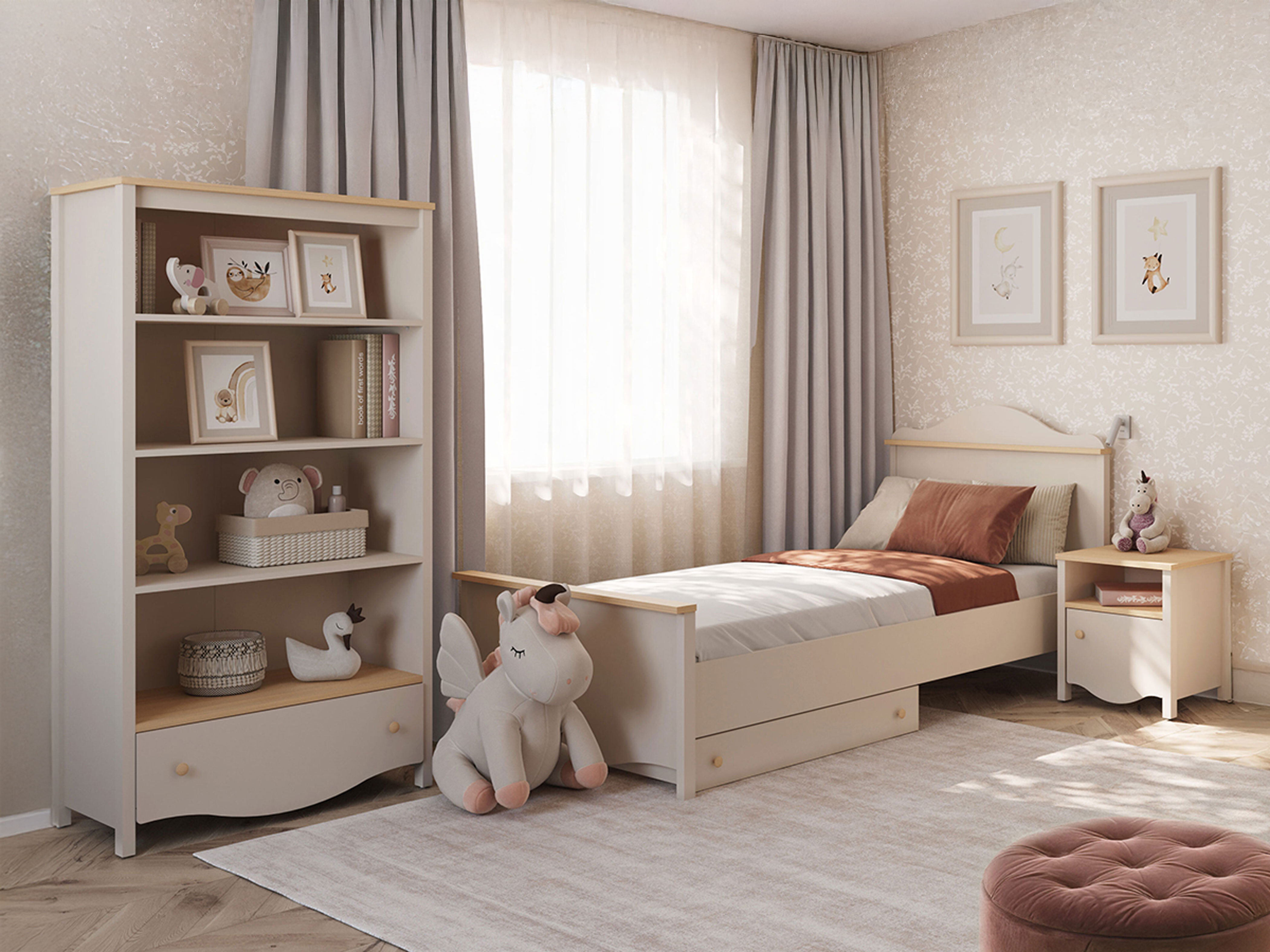 Conjunto de dormitorio infantil Velferi 124