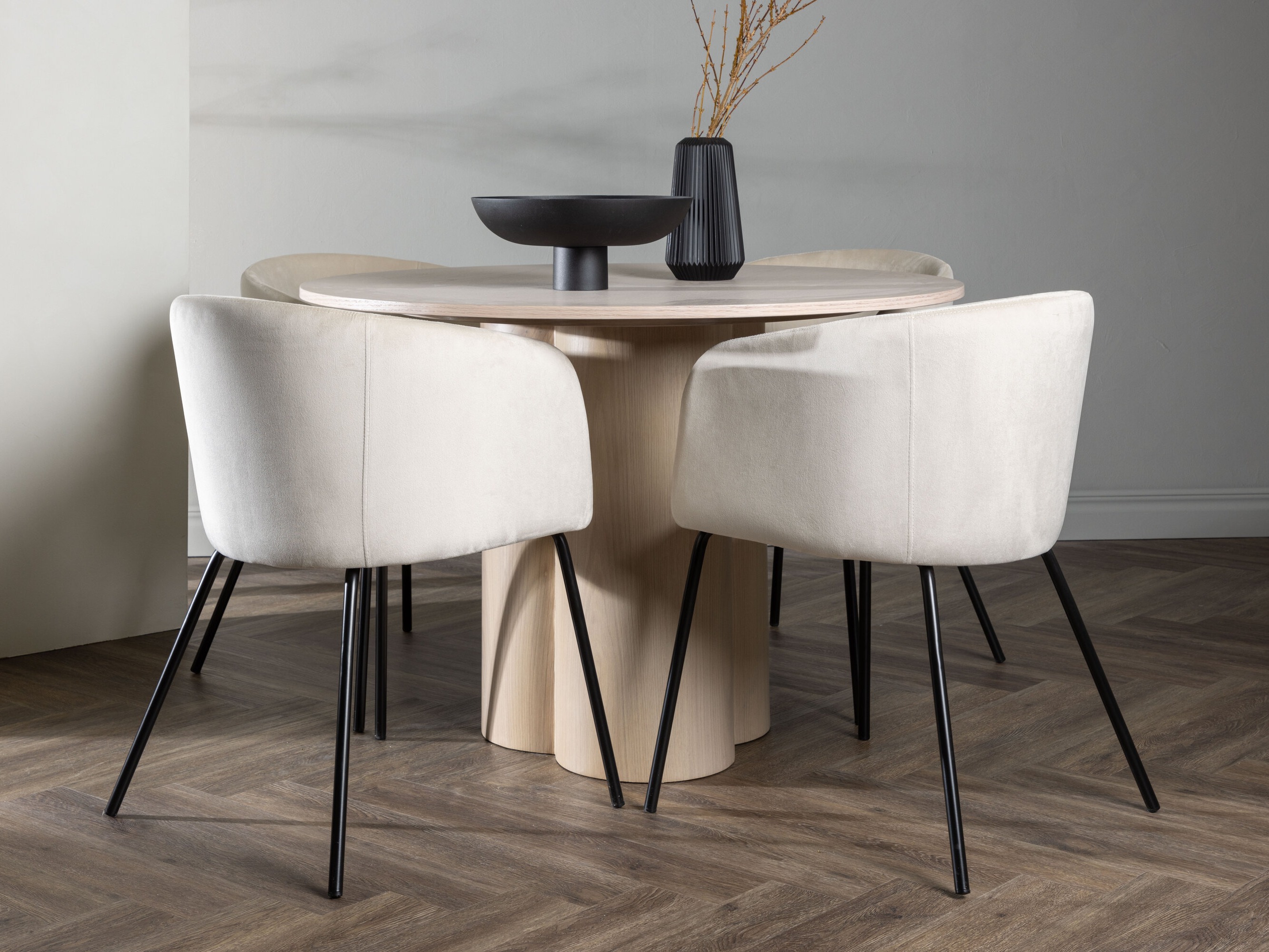 Conjunto de mesas y sillas para comedor Dallas 4153