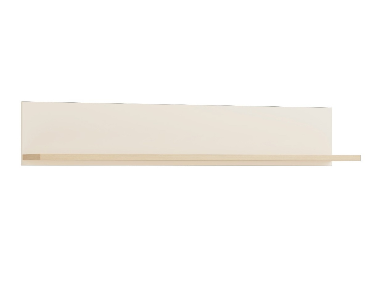 Estantería de pared Velferi 122 (Beige + Roble)