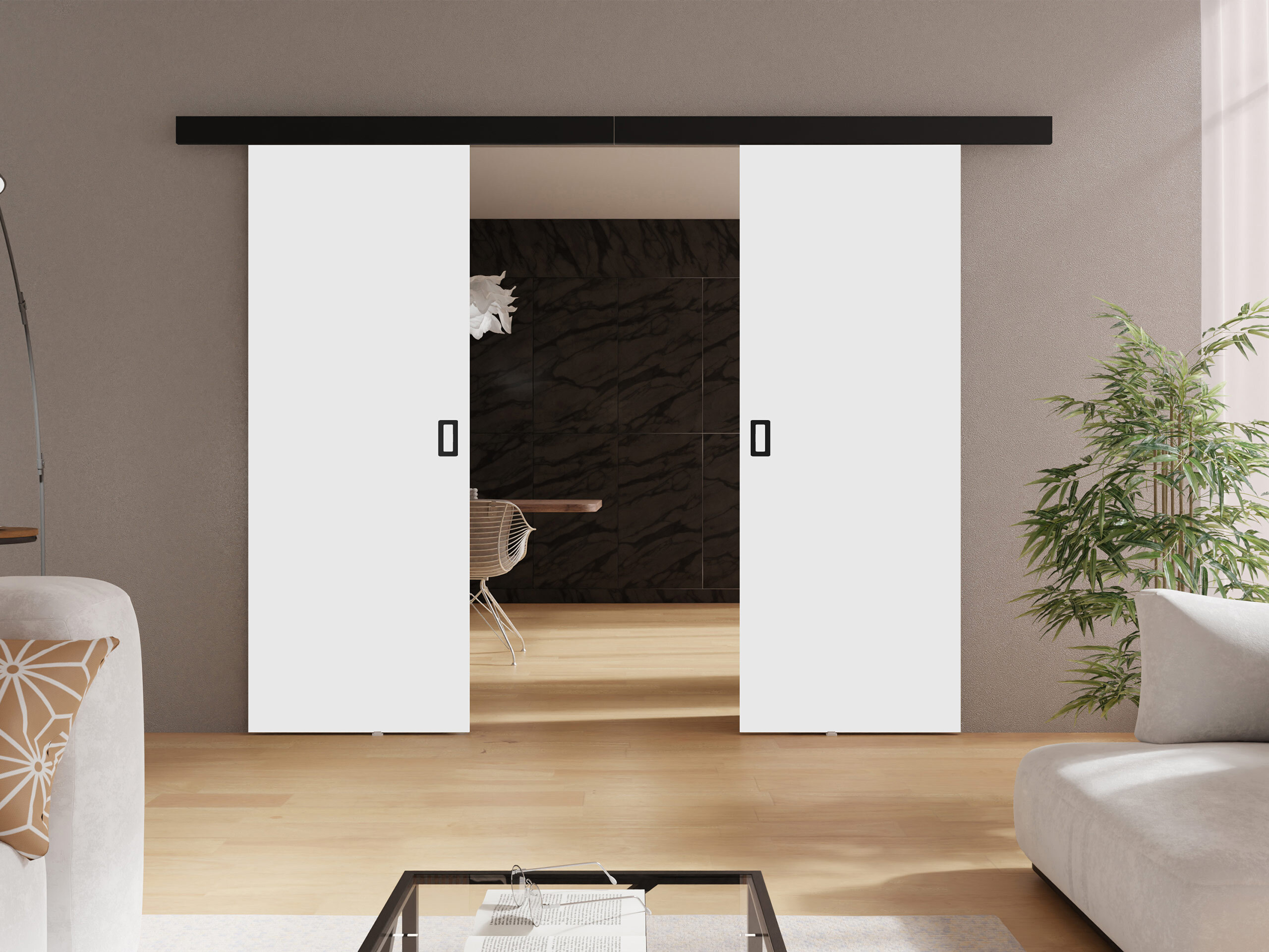Puerta corredera Dover 198 (Blanco)