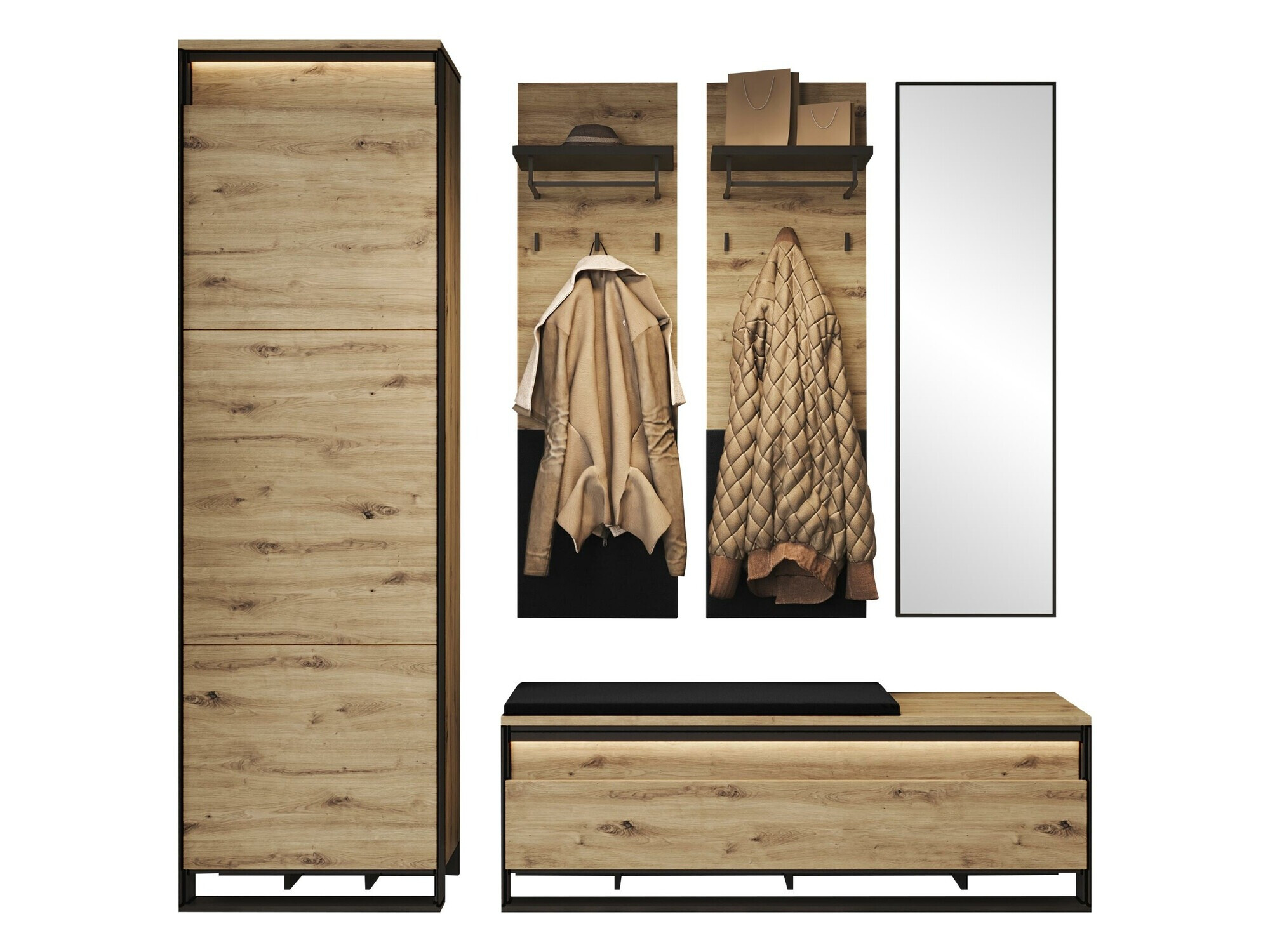 Conjunto para recibidor Luliru 152
