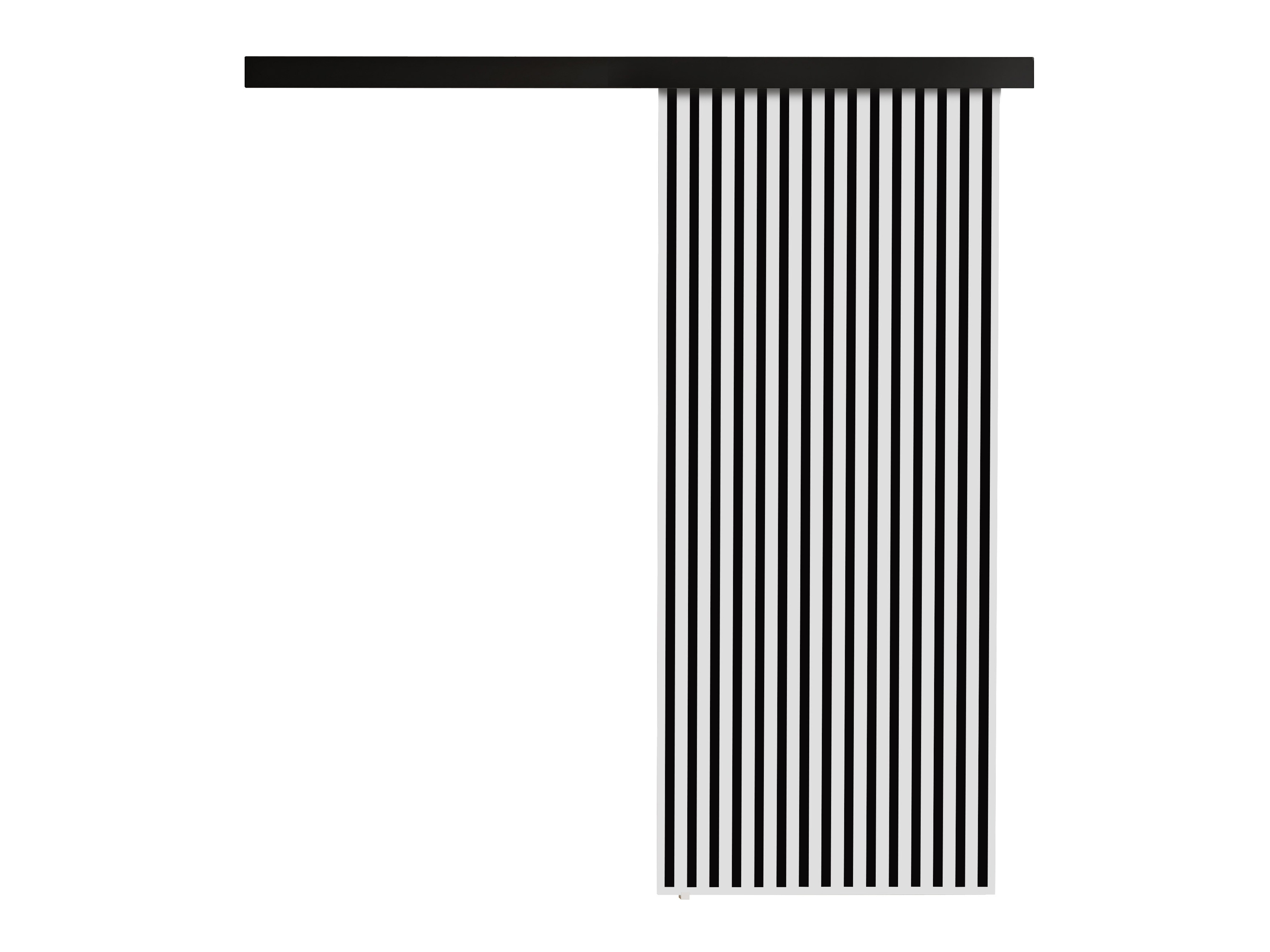 Puerta corredera Dover 202 (Blanco + Negro)
