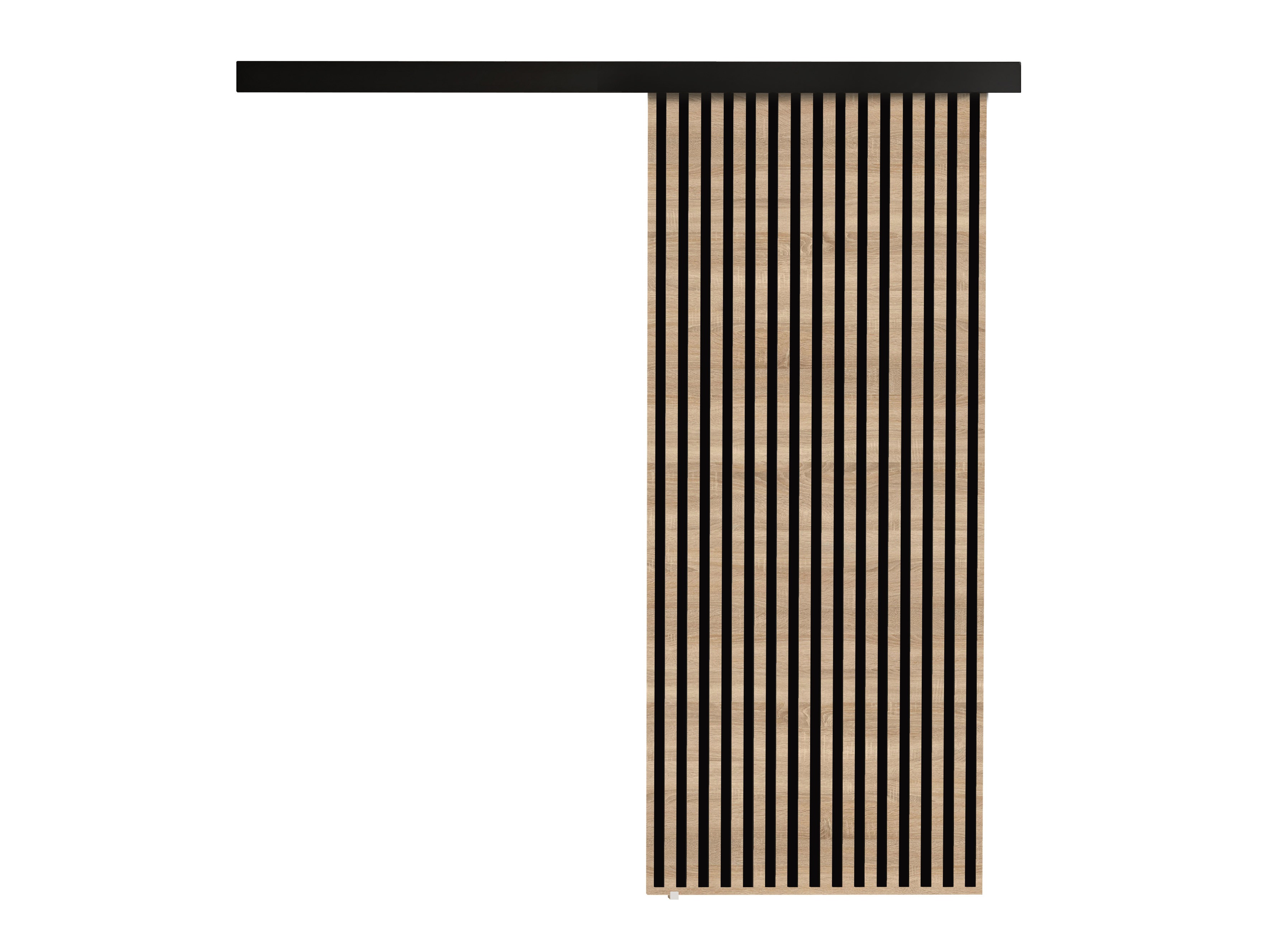 Puerta corredera Dover 202 (Roble Sonoma + Negro)