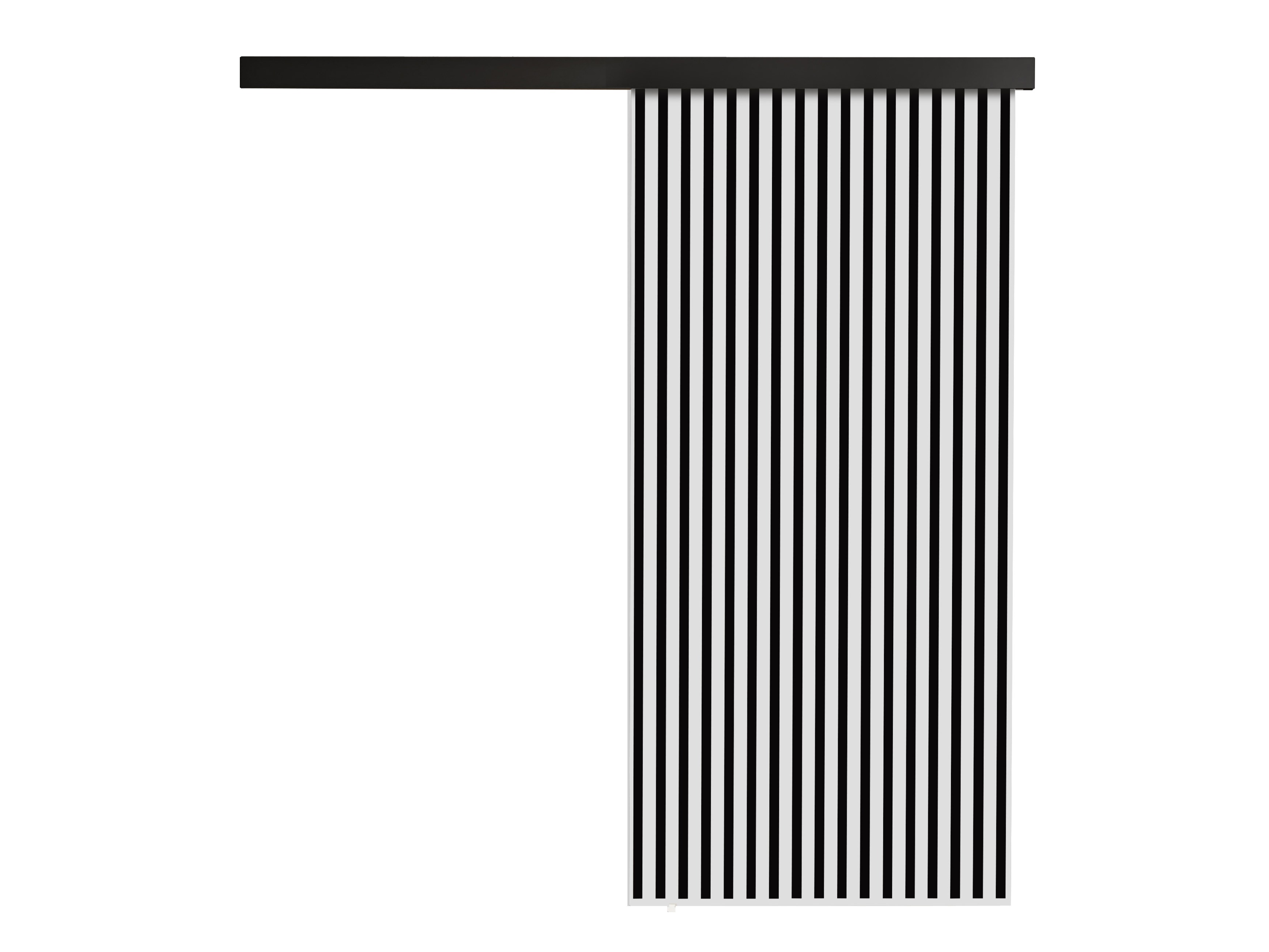 Puerta corredera Dover 203 (Blanco + Negro)