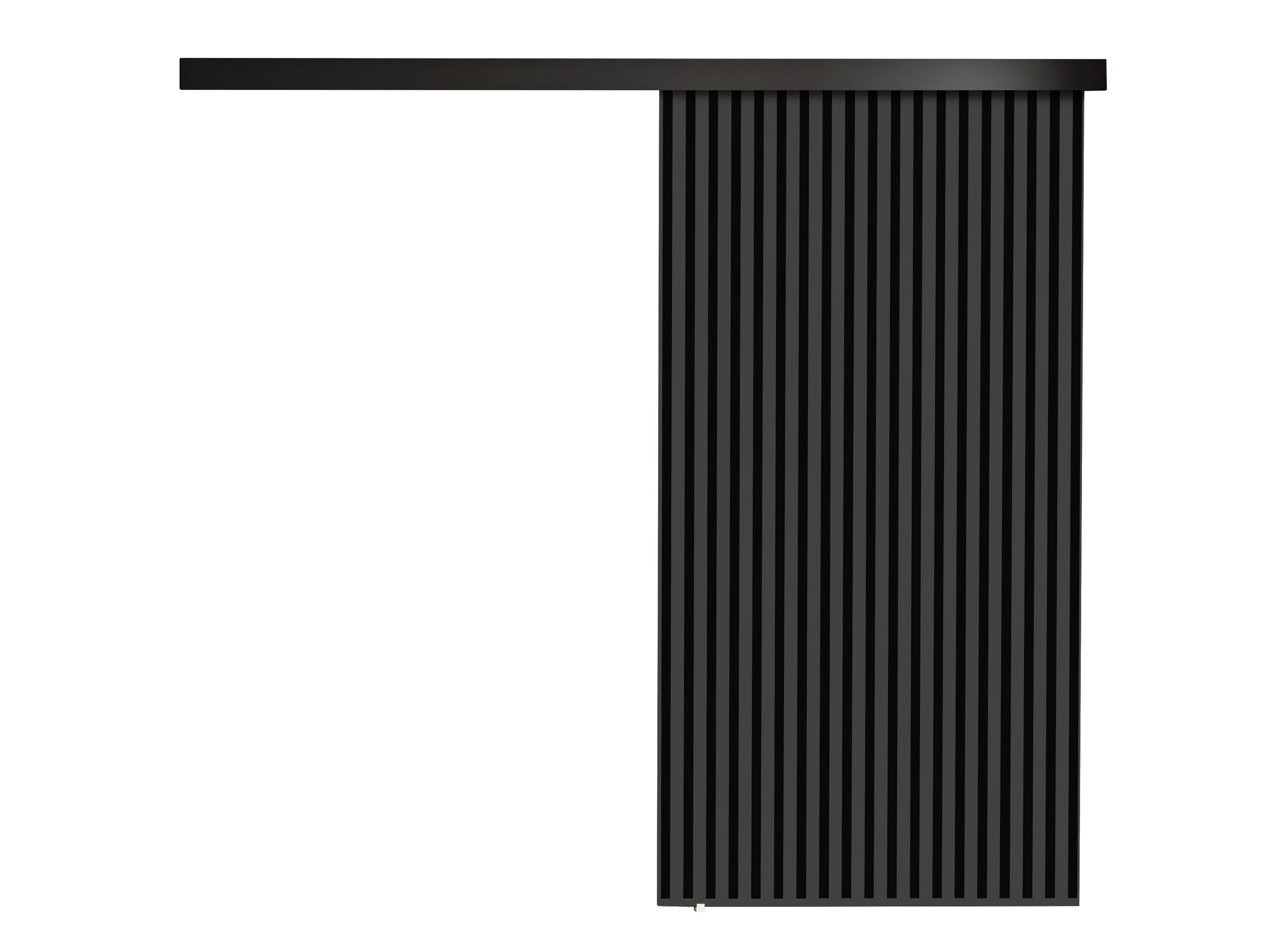 Puerta corredera Dover 204 (Antracita + Negro)