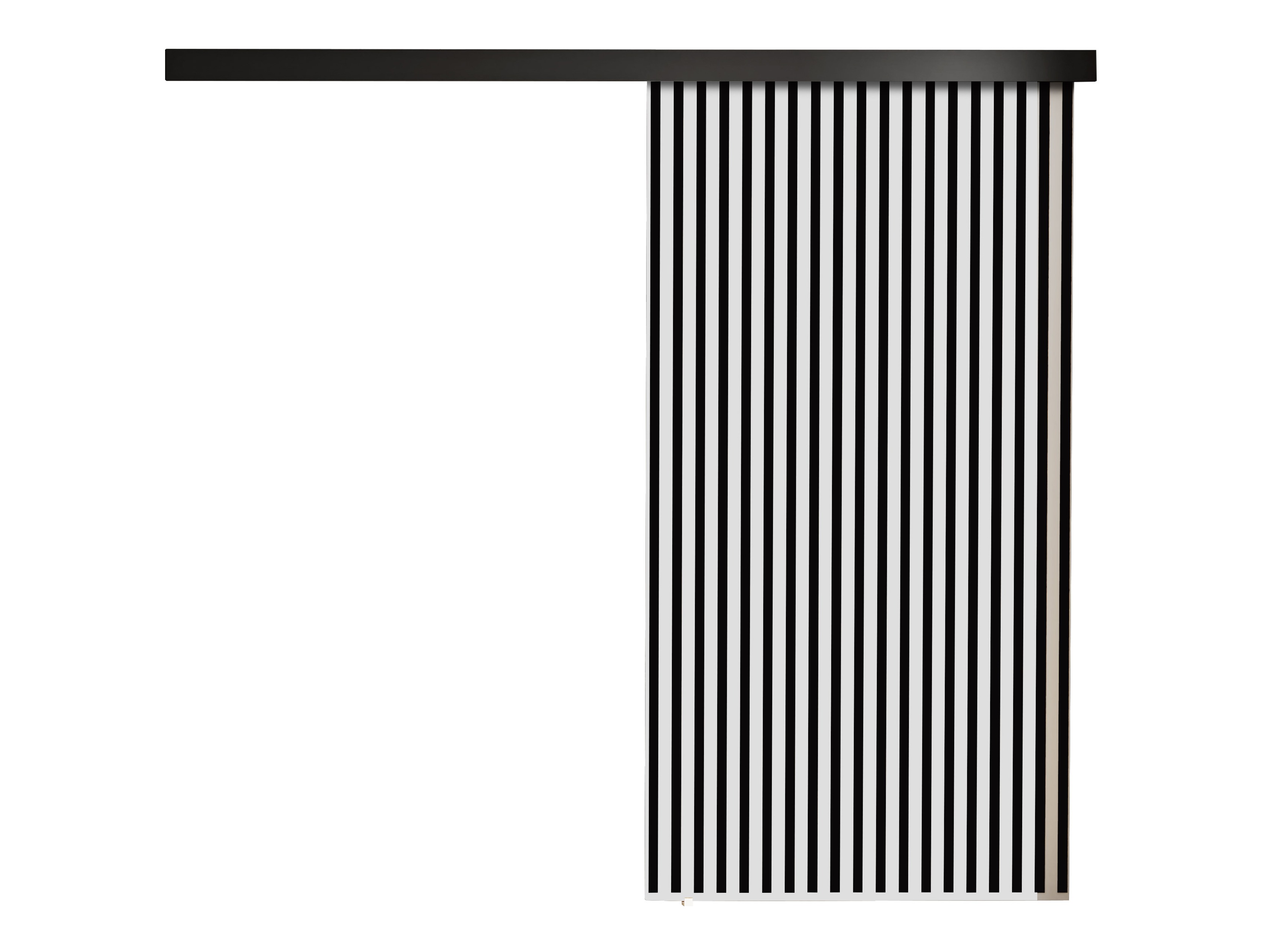 Puerta corredera Dover 204 (Blanco + Negro)
