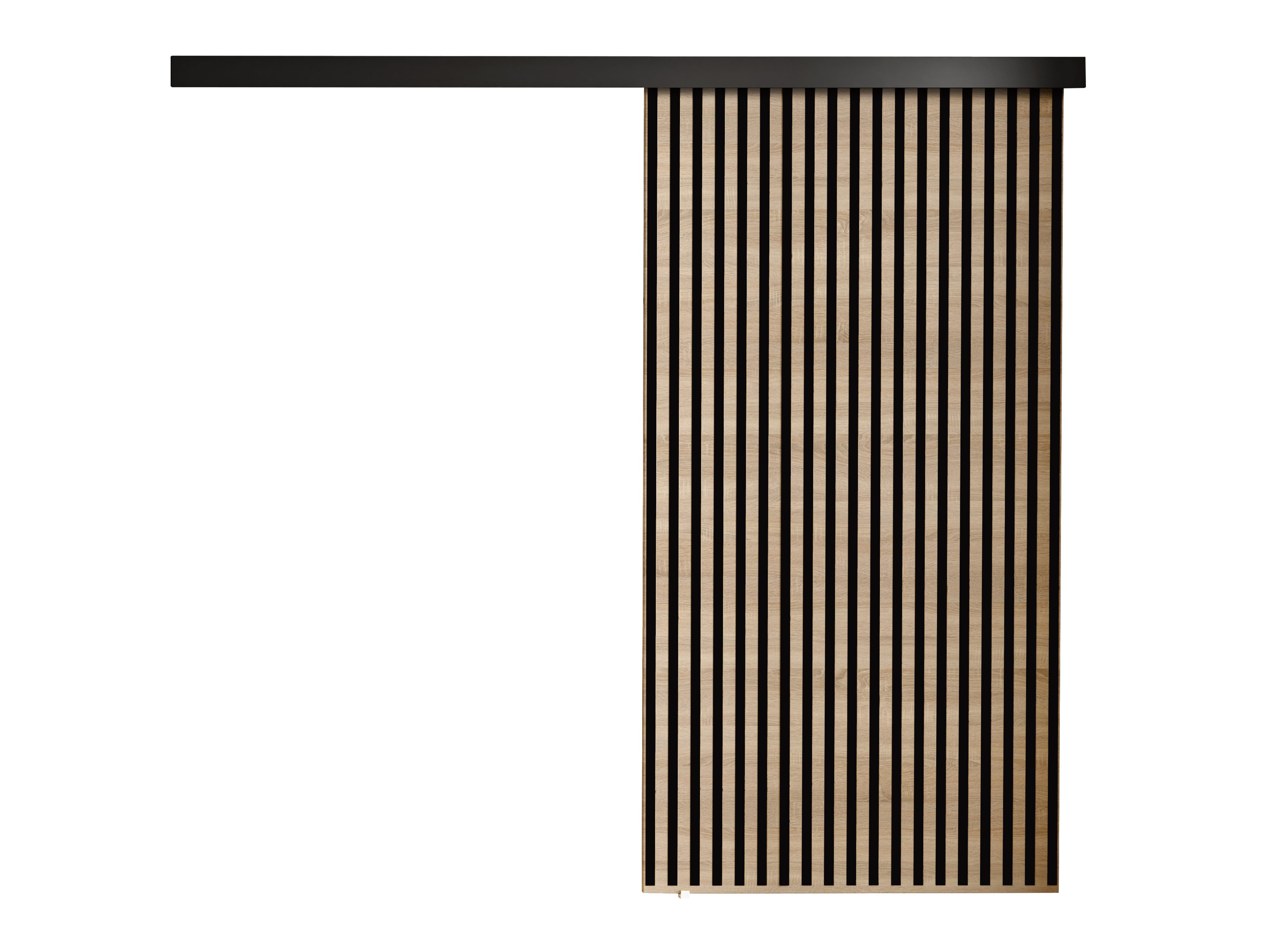 Puerta corredera Dover 204 (Roble Sonoma + Negro)