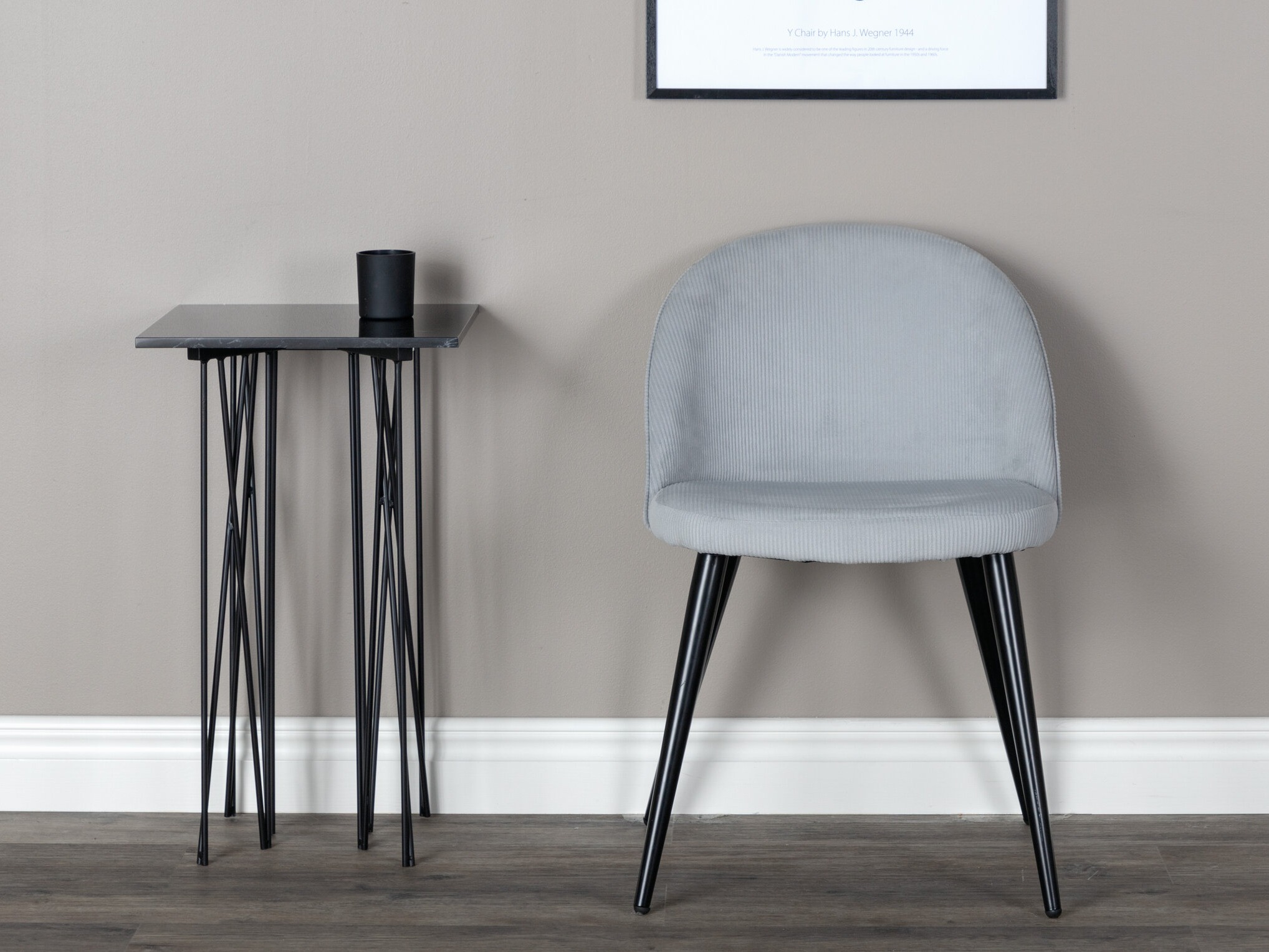 Silla Dallas 136 (Gris + Negro)