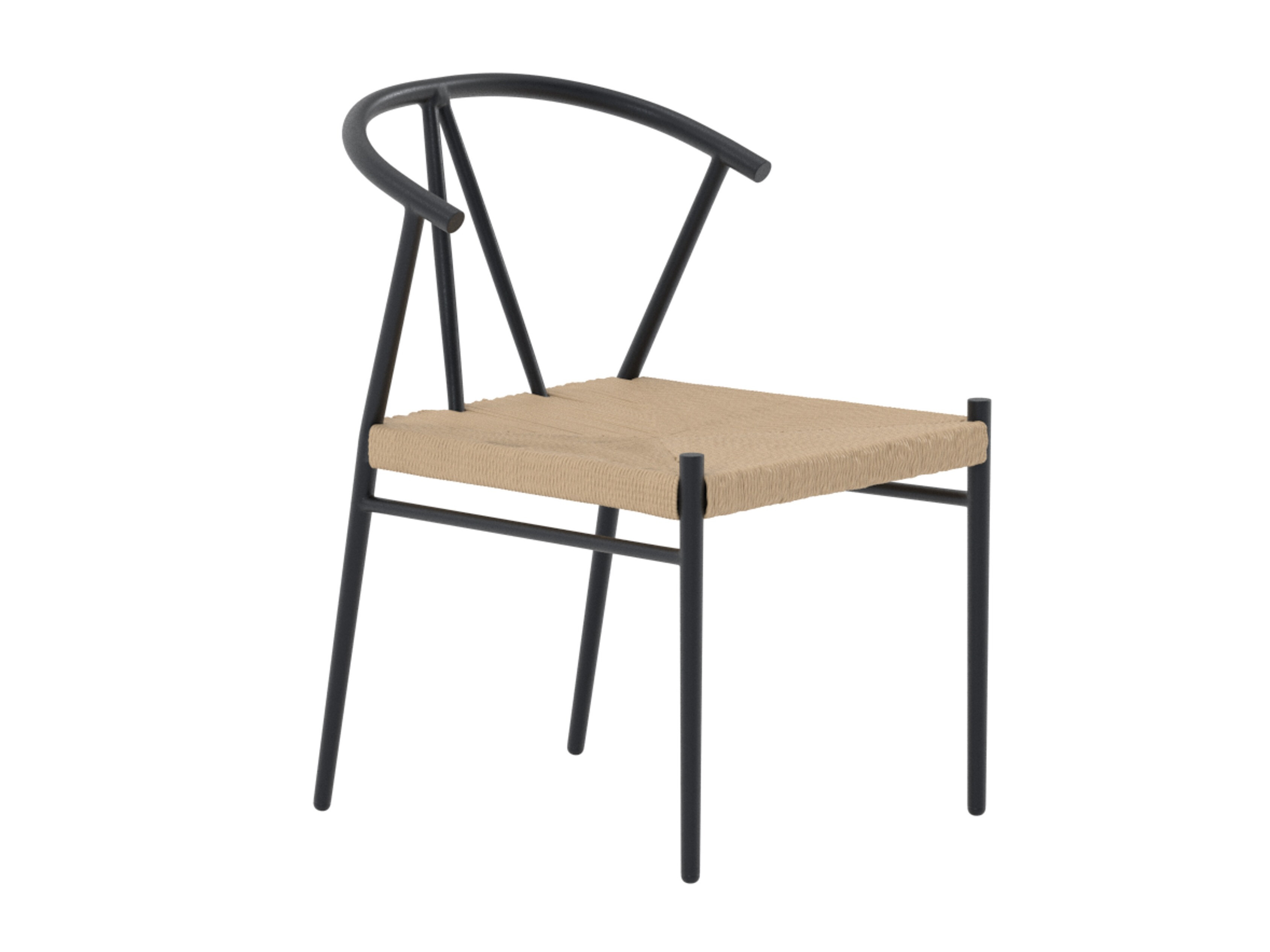 Silla para exterior Dallas 5249 (Negro + Beige)