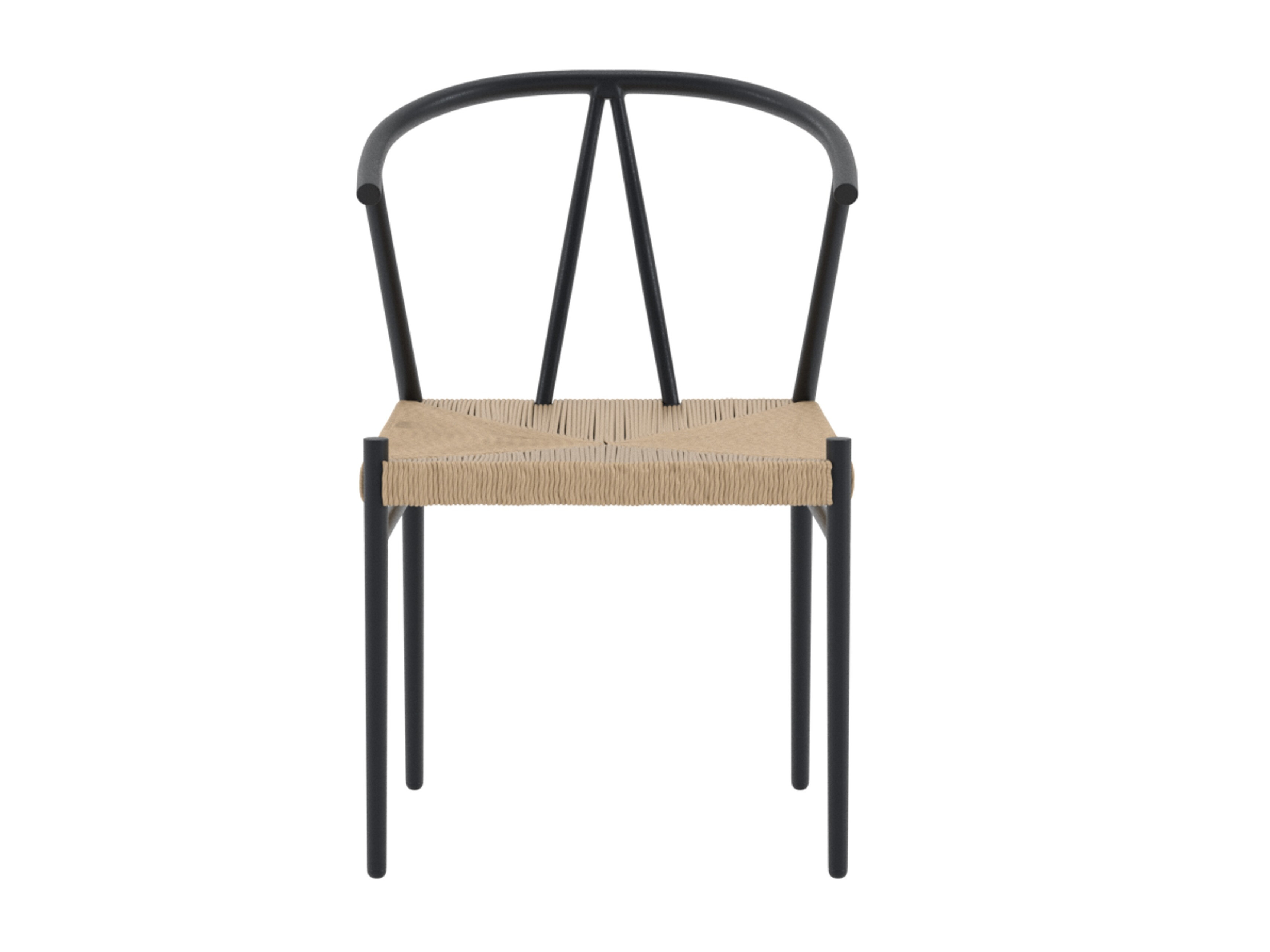 Silla para exterior Dallas 5249 (Negro + Beige)