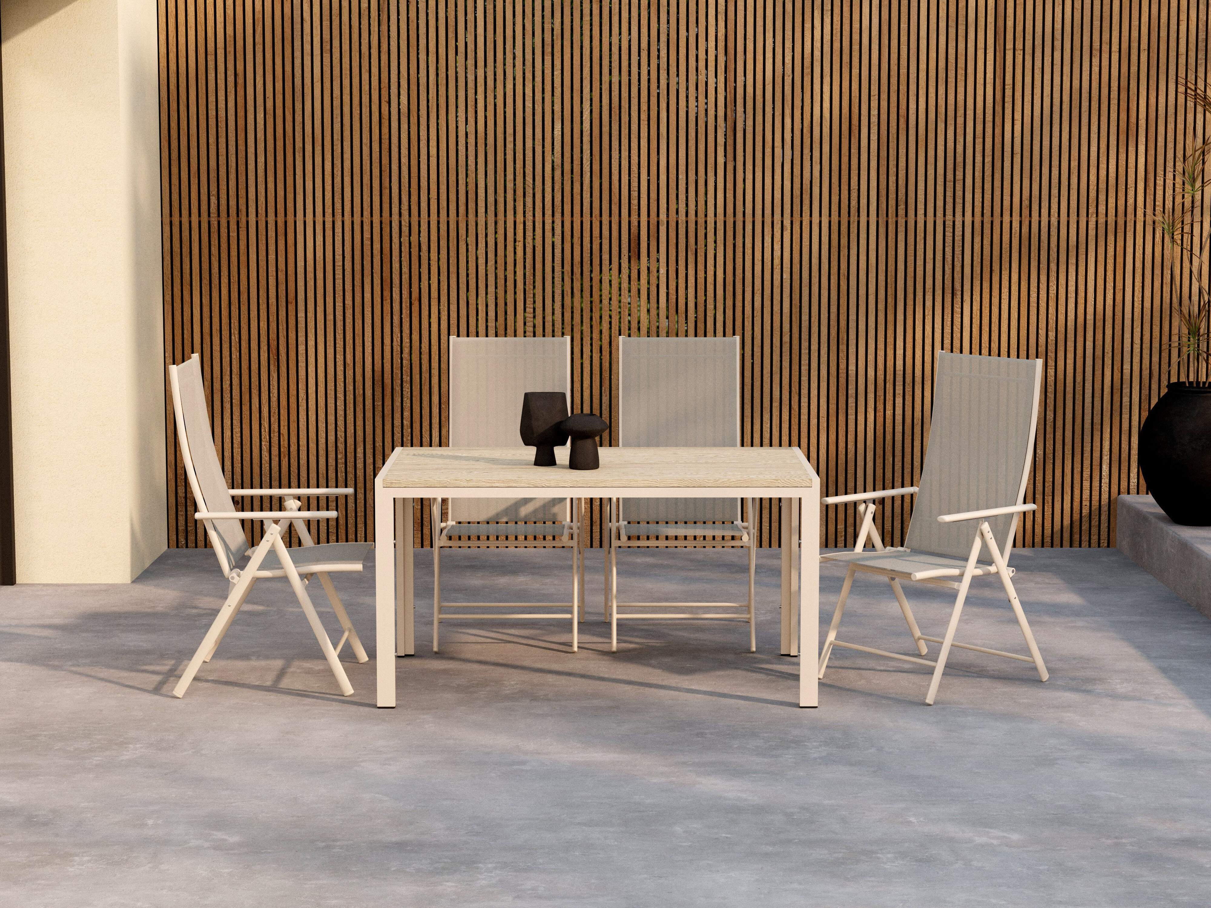 Conjunto de mesa y sillas Dallas 5261 (Beige)