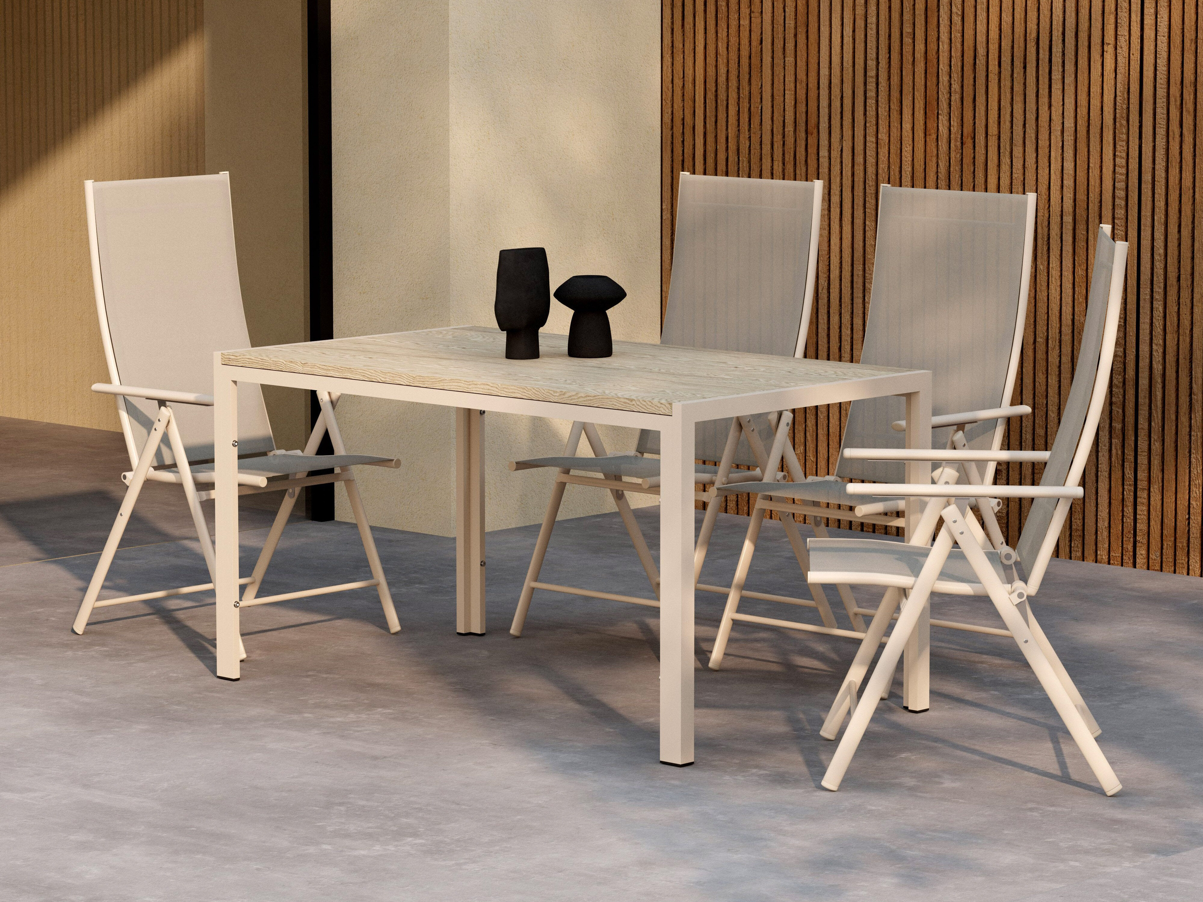 Conjunto de mesa y sillas Dallas 5261 (Beige)