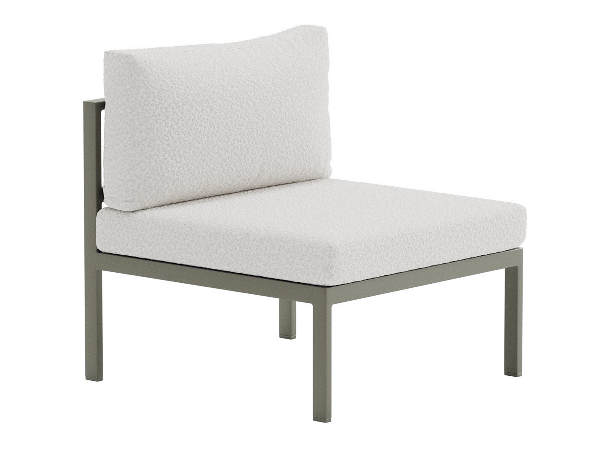 Sillón plara exterior Camorlo 100 (Blanco + Chaqui)