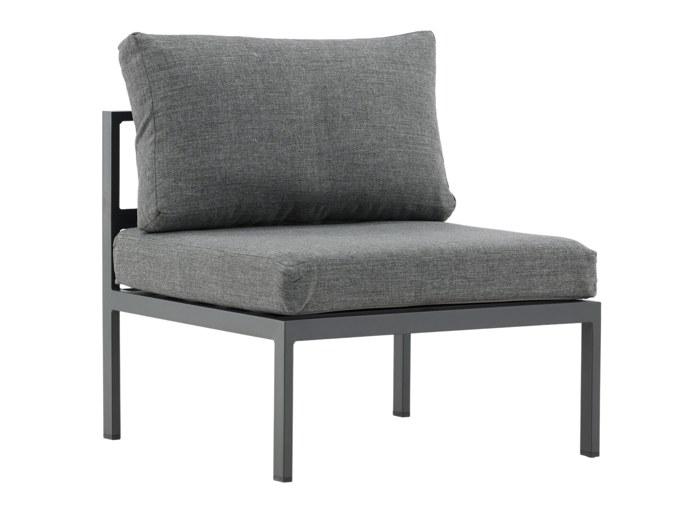 Sillón plara exterior Camorlo 100 (Gris + Negro)