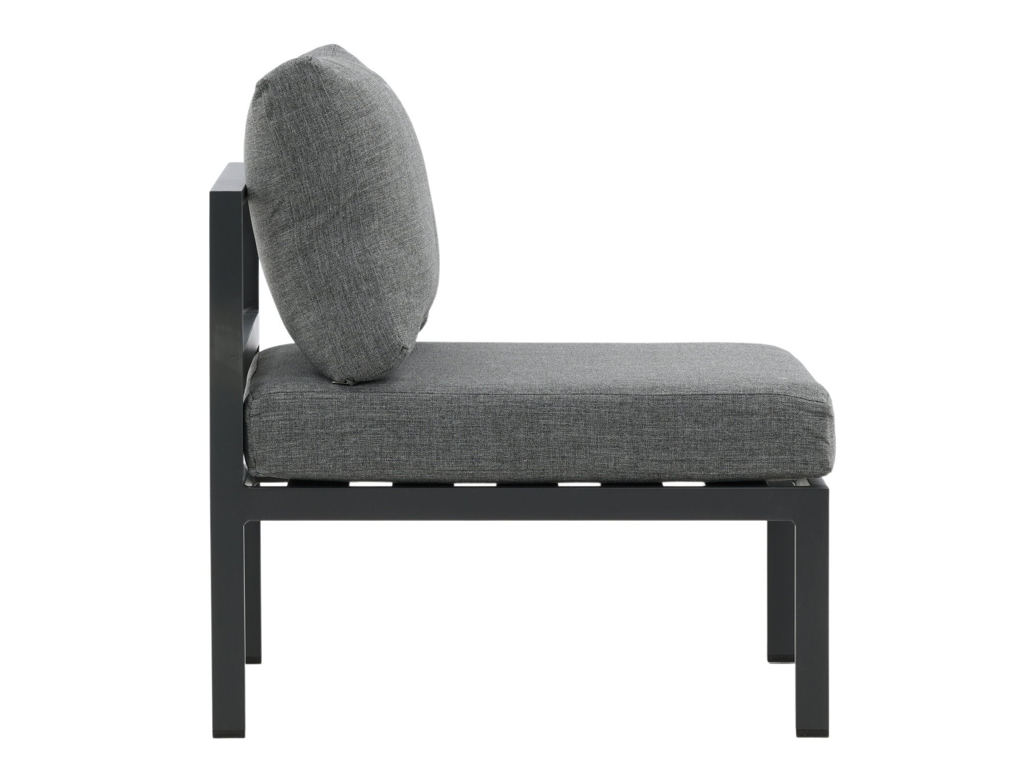 Sillón plara exterior Camorlo 100 (Gris + Negro)