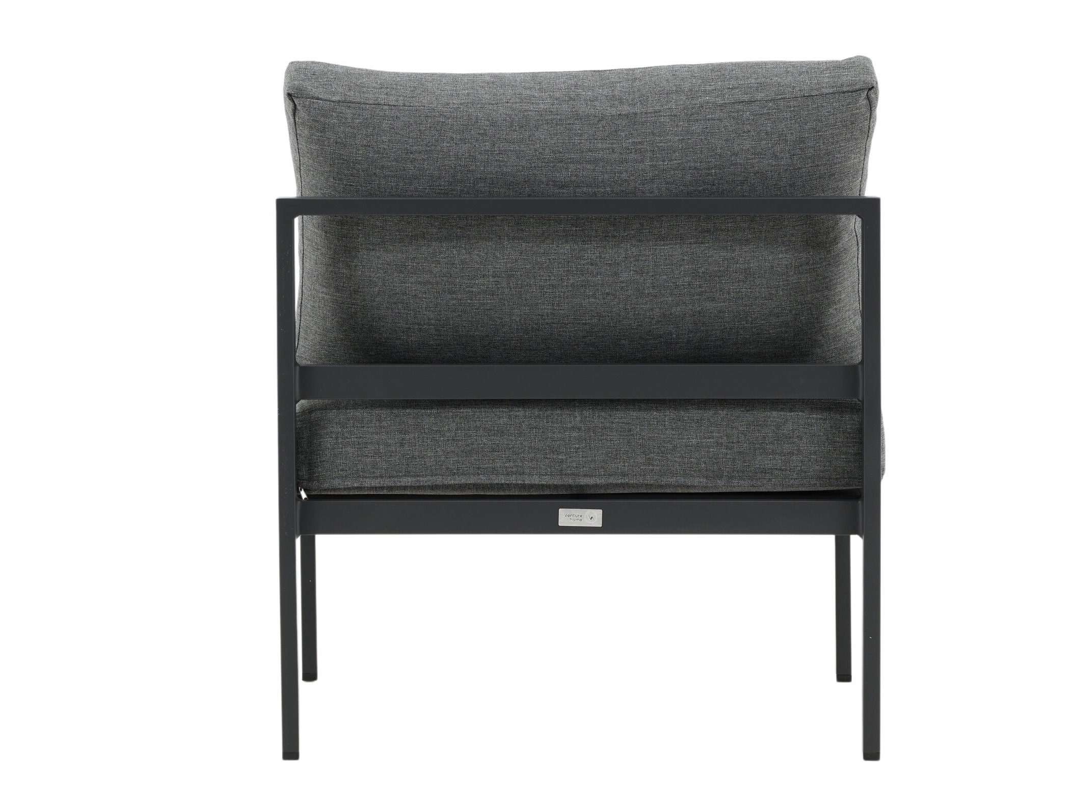 Sillón plara exterior Camorlo 100 (Gris + Negro)