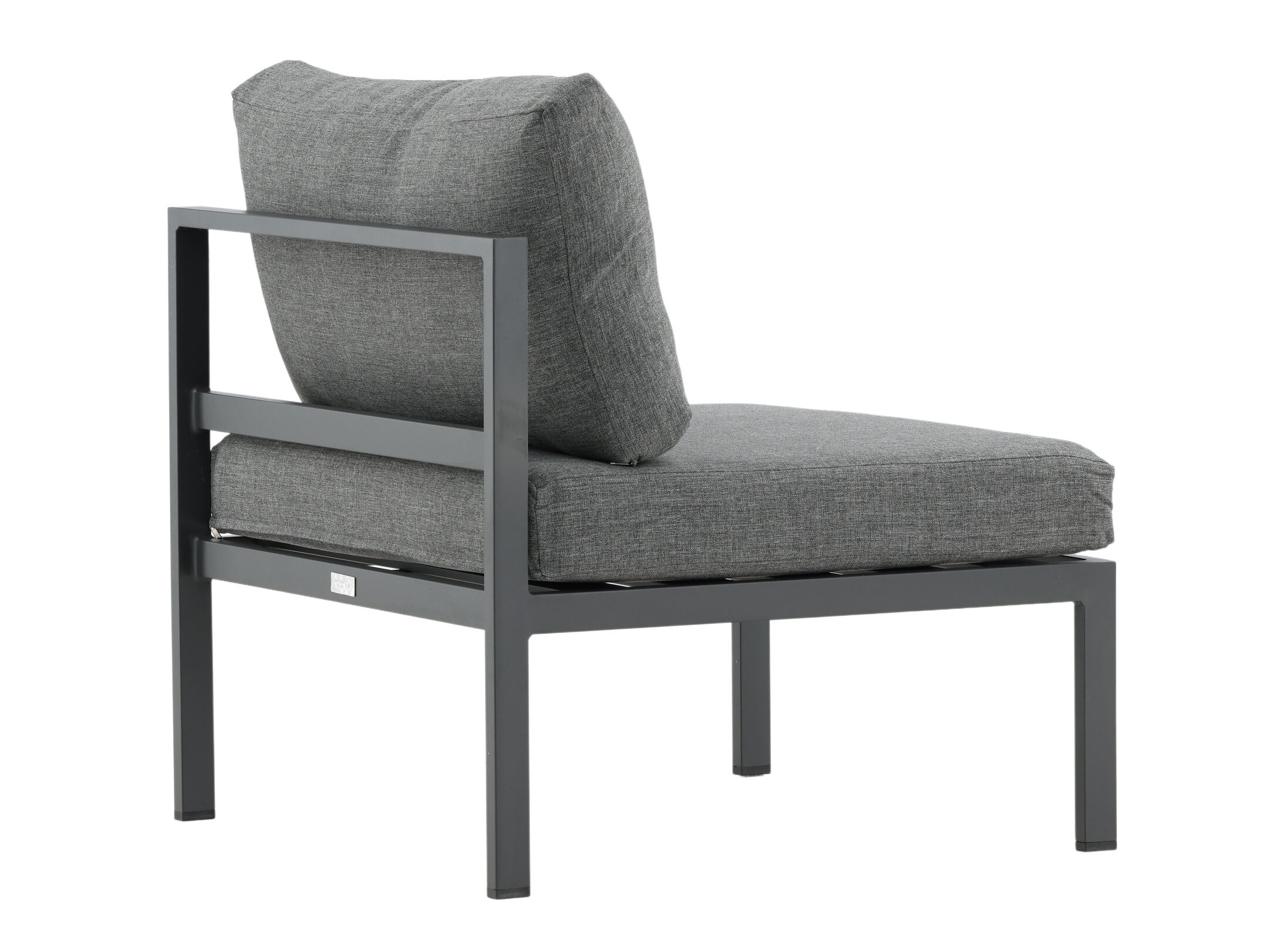 Sillón plara exterior Camorlo 100 (Gris + Negro)