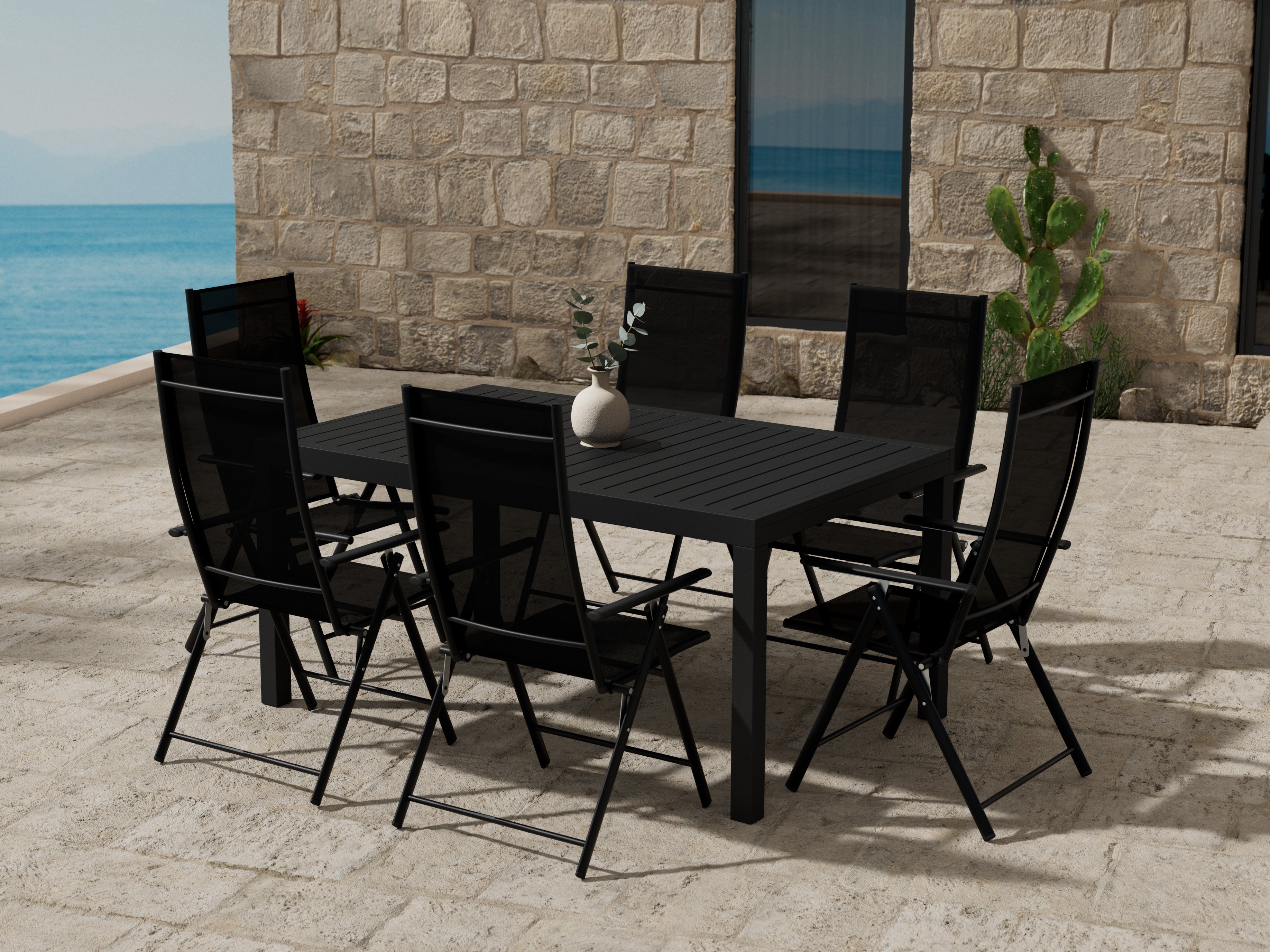 Conjunto de mesa y sillas Dallas 5267