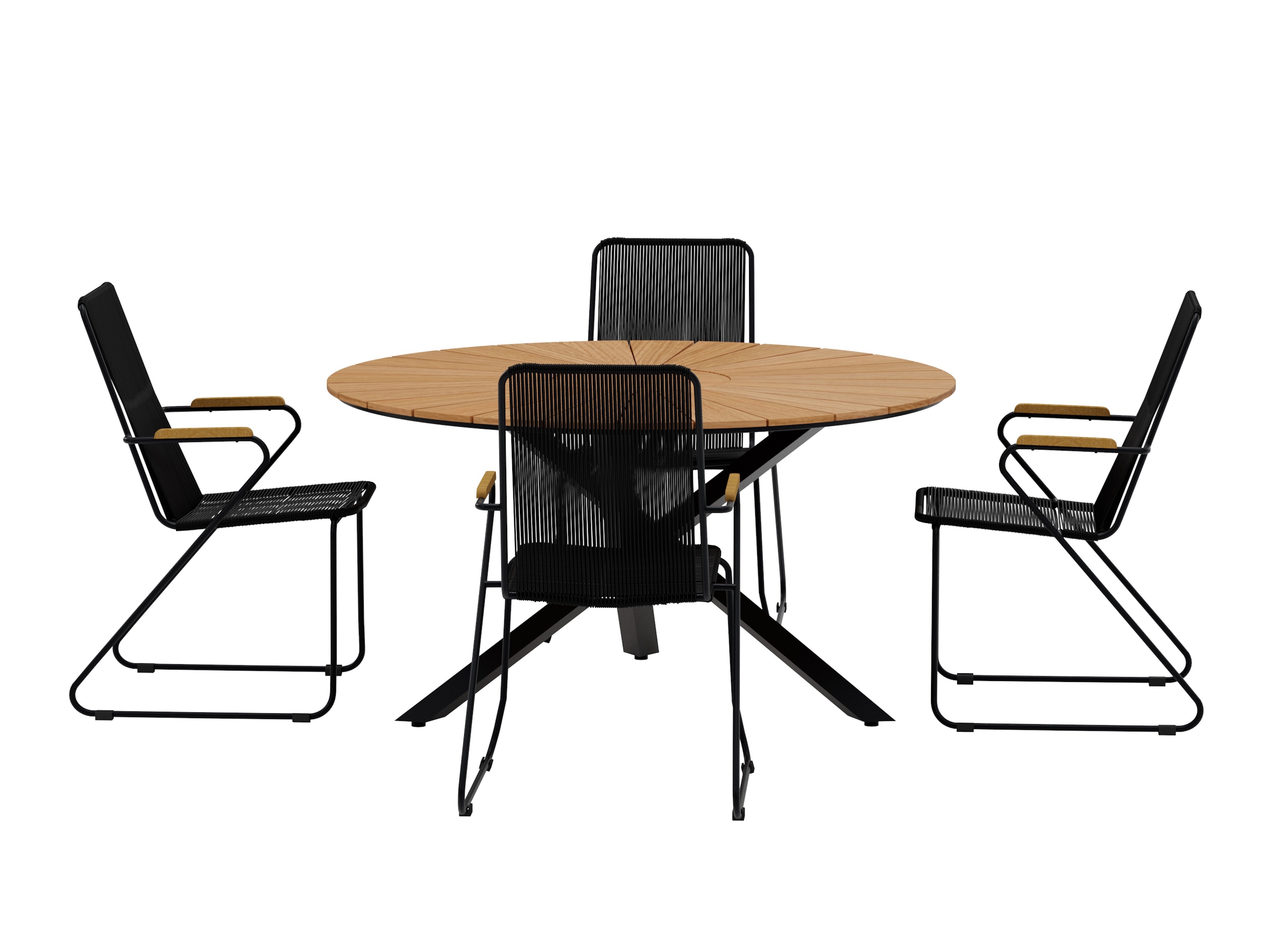 Conjunto de mesa y sillas Dallas 5272