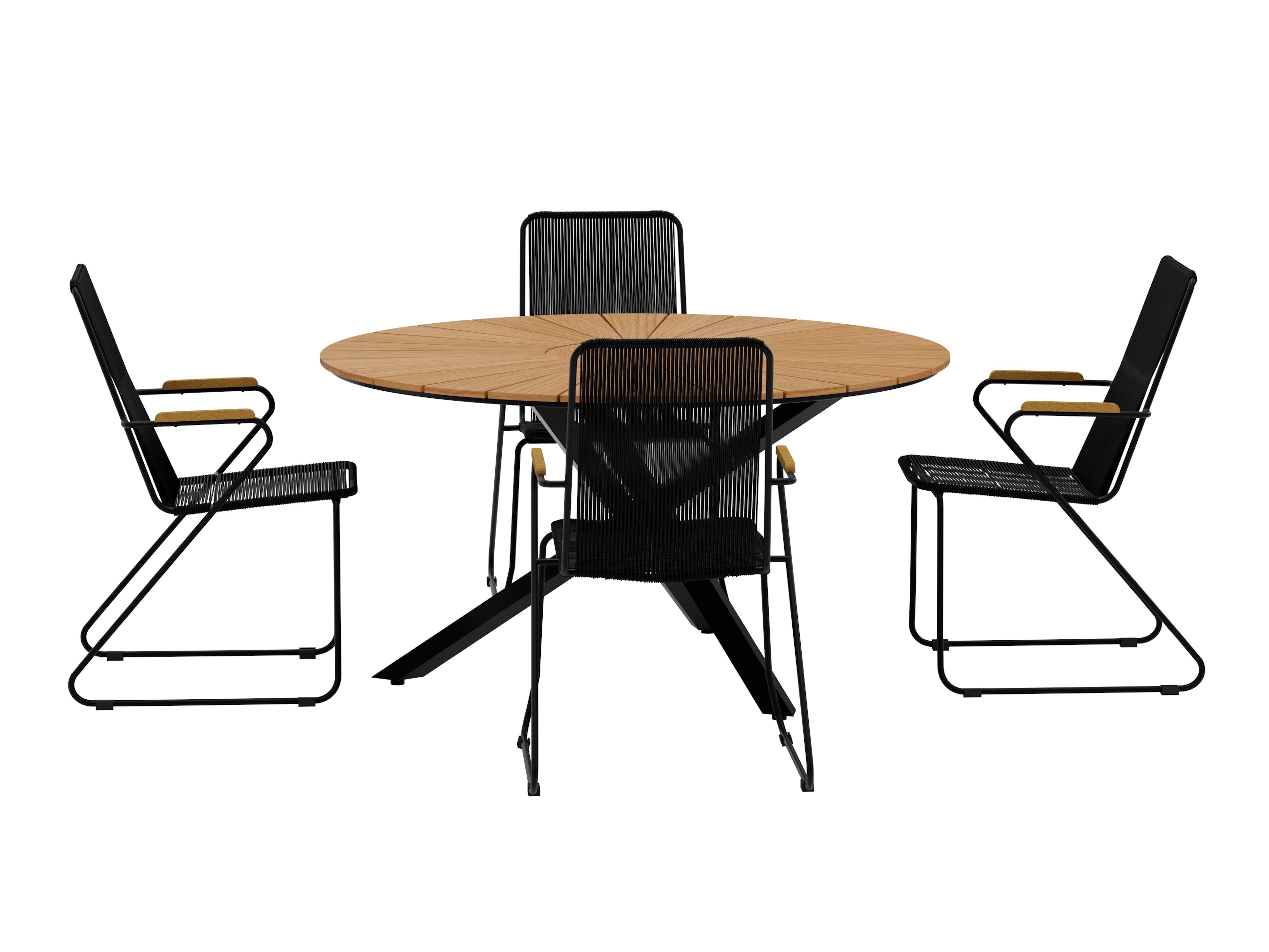 Conjunto de mesa y sillas Dallas 5272