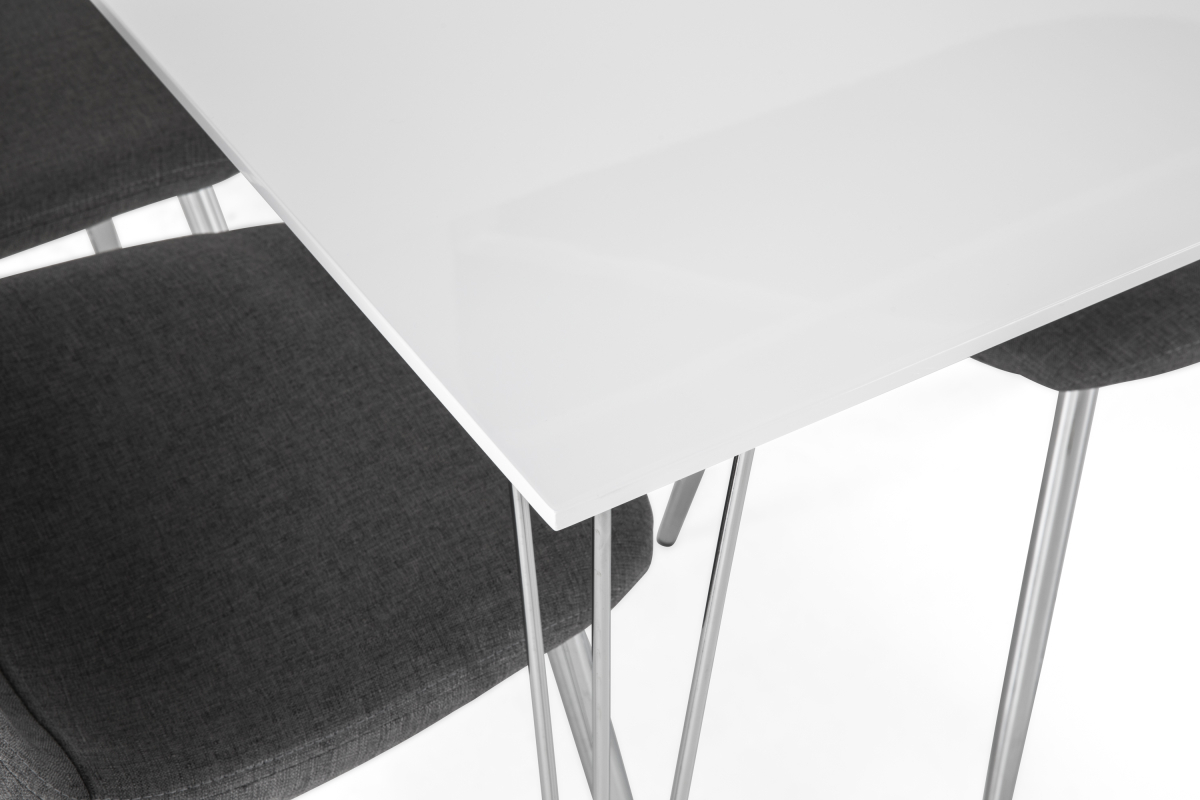 Conjunto de comedor Scandinavian Choice 651 (Gris + Plata)