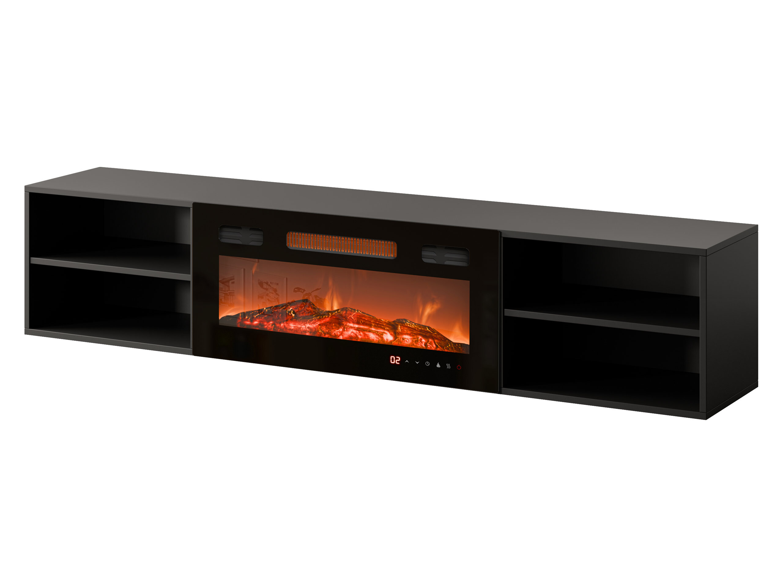 Mueble TV Charlotte 190 (Negro)