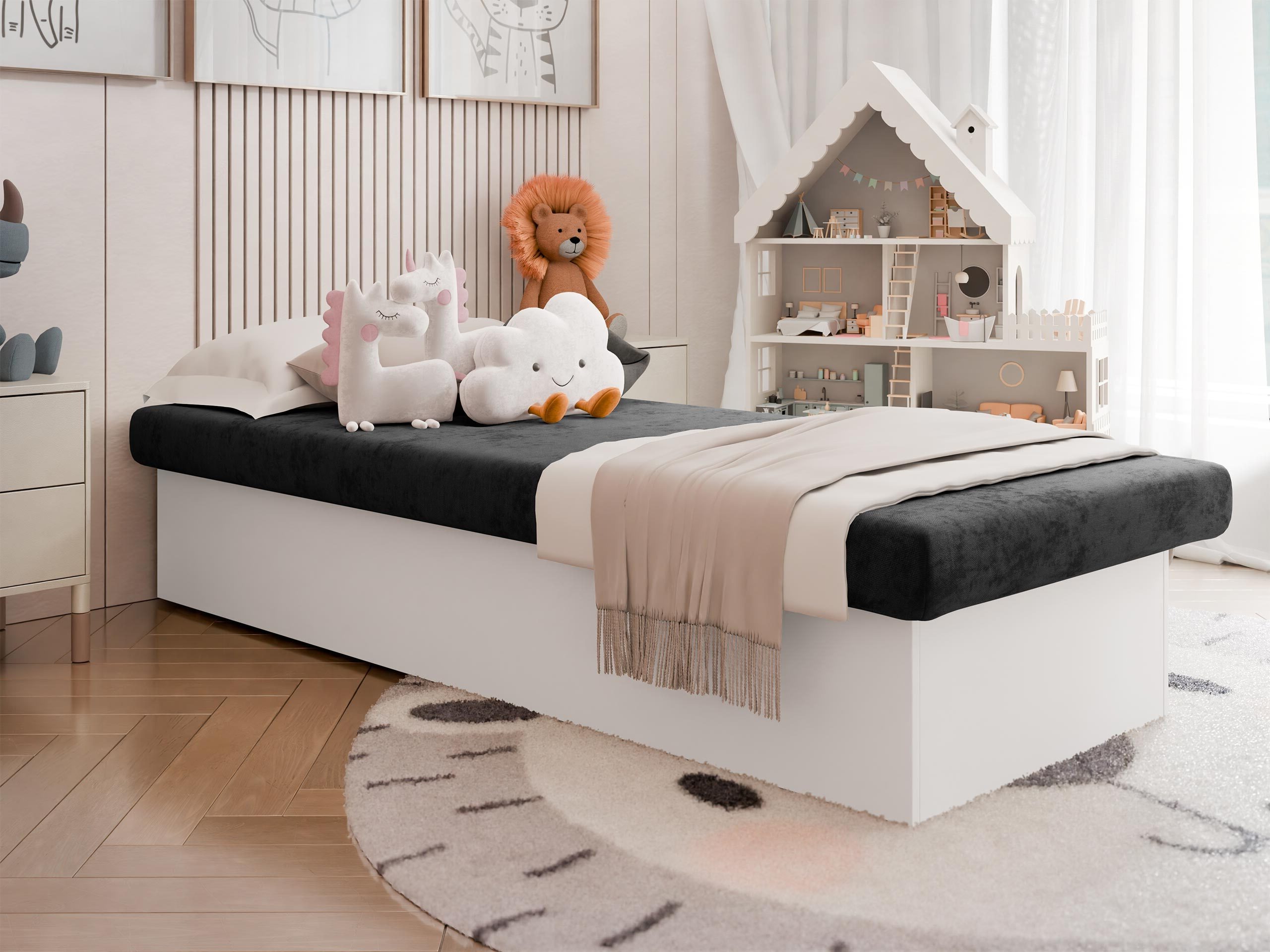 Cama Dover 100 (Blanco)