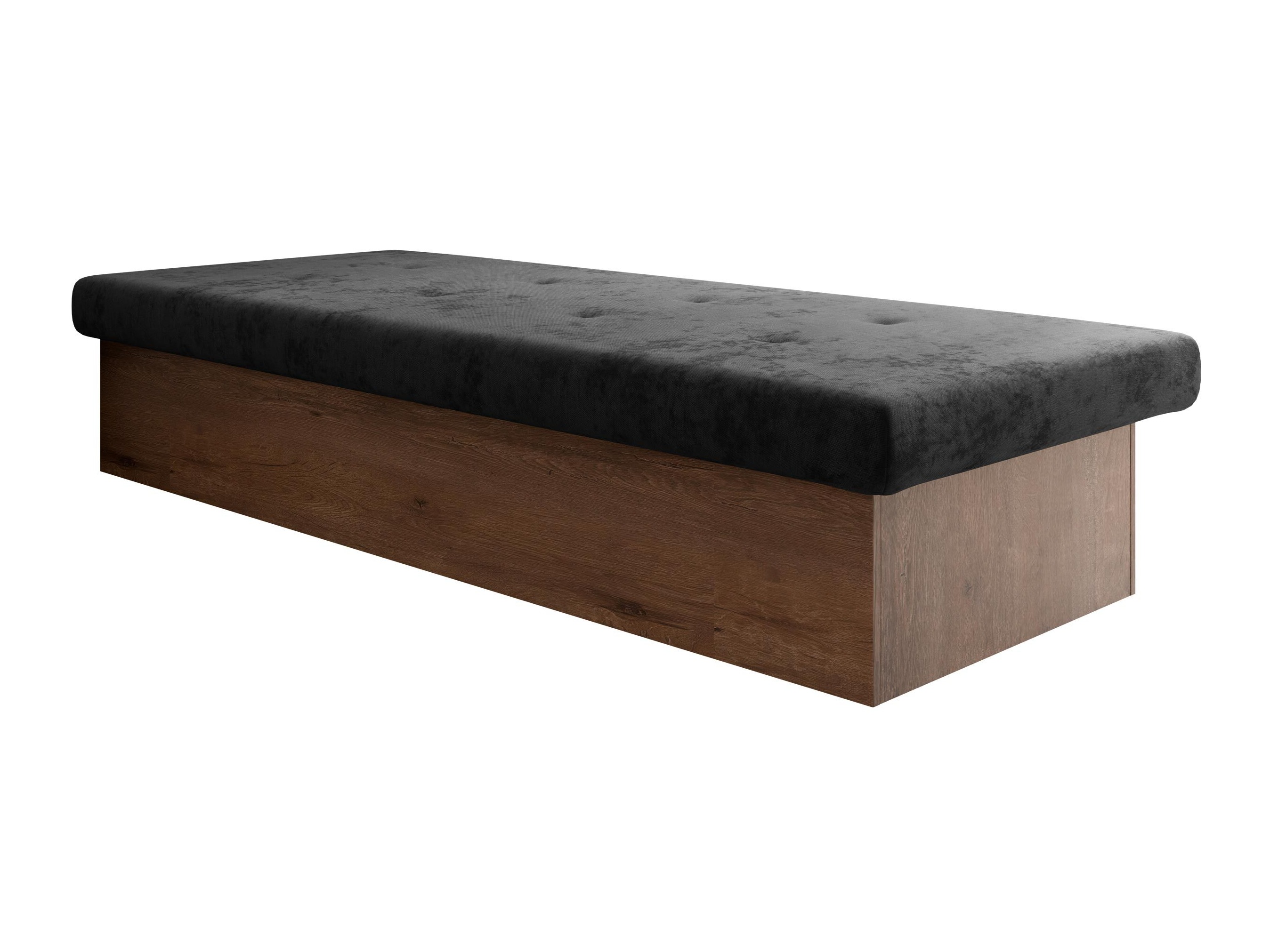 Cama Dover 100 (Fresno oscuro)