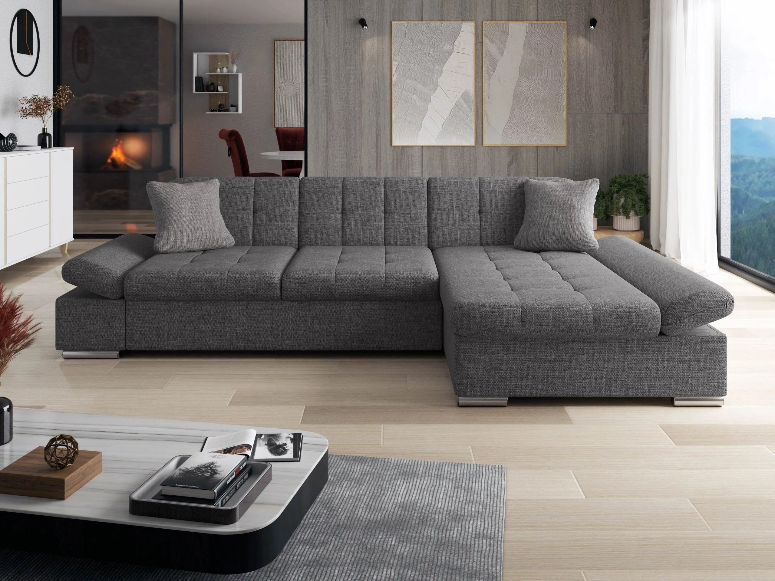 Sofá rinconero Comfivo Serenitas (Lux 06 + Lux 05)