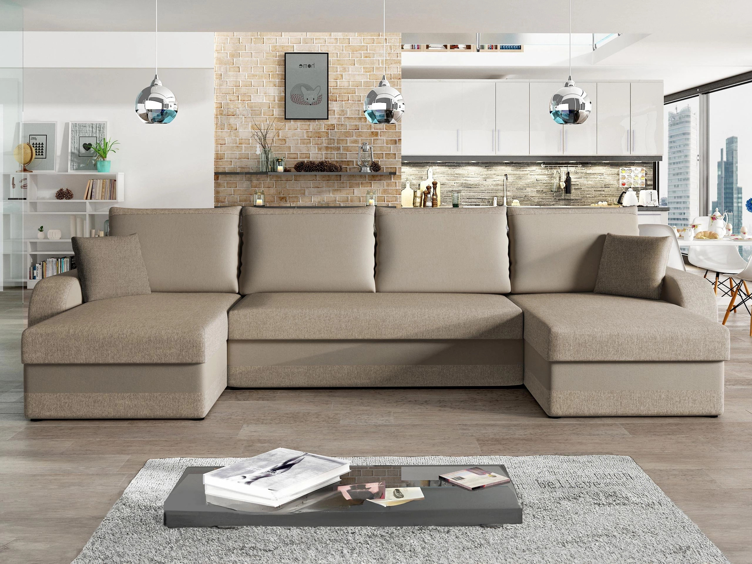 Sofá rinconero Comfivo Melissa III (Tatum 272 + Uttario Velvet 2979)