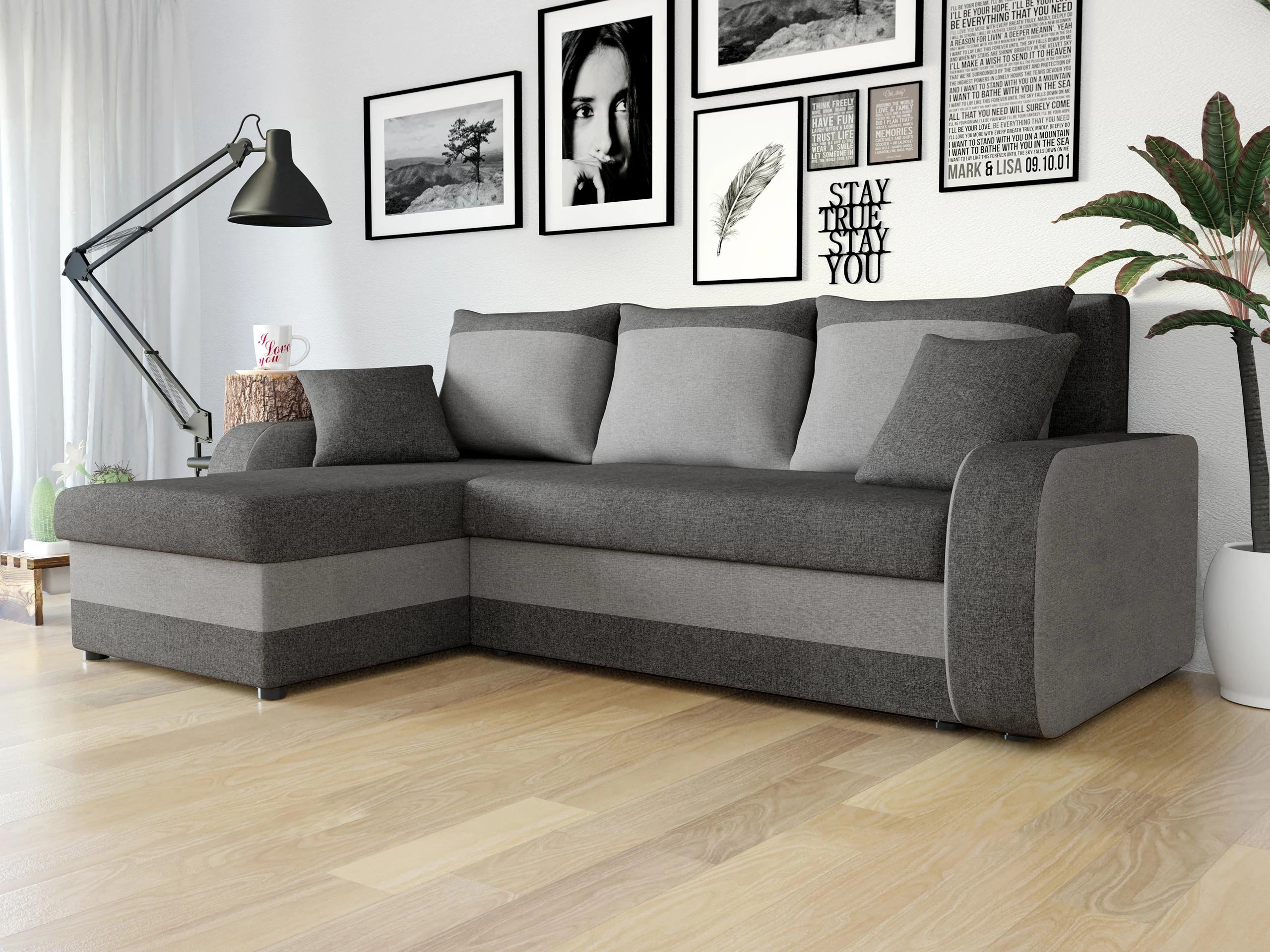 Sofá rinconero Comfivo Melissa (Lux 06 + Lux 05)