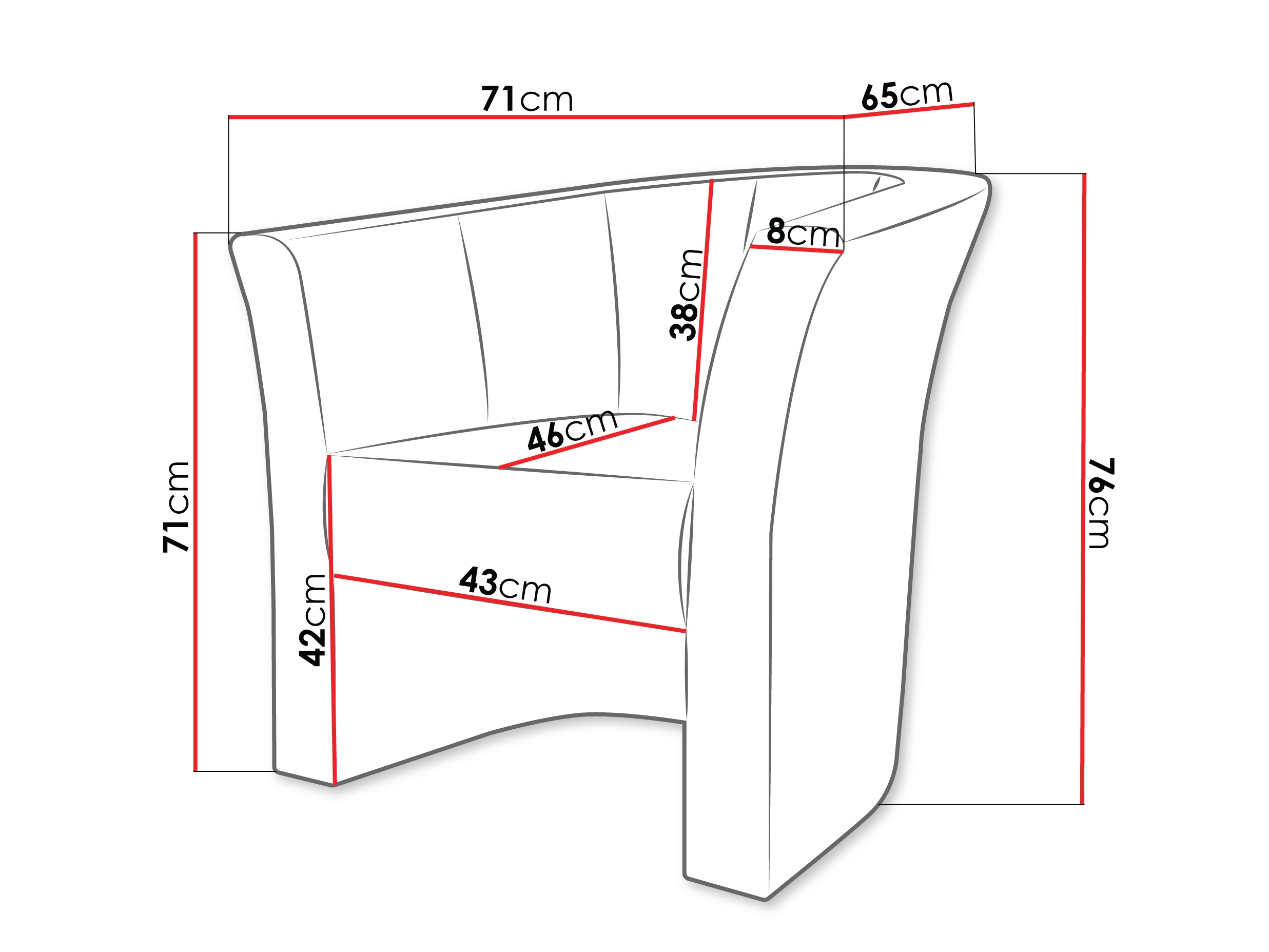 Sillón Meriden 100 (Soft 011)