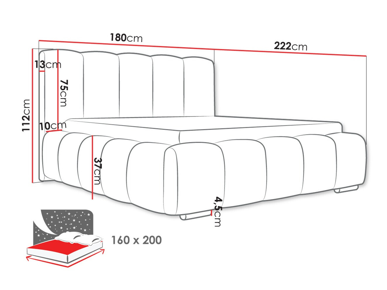 Cama SP6831