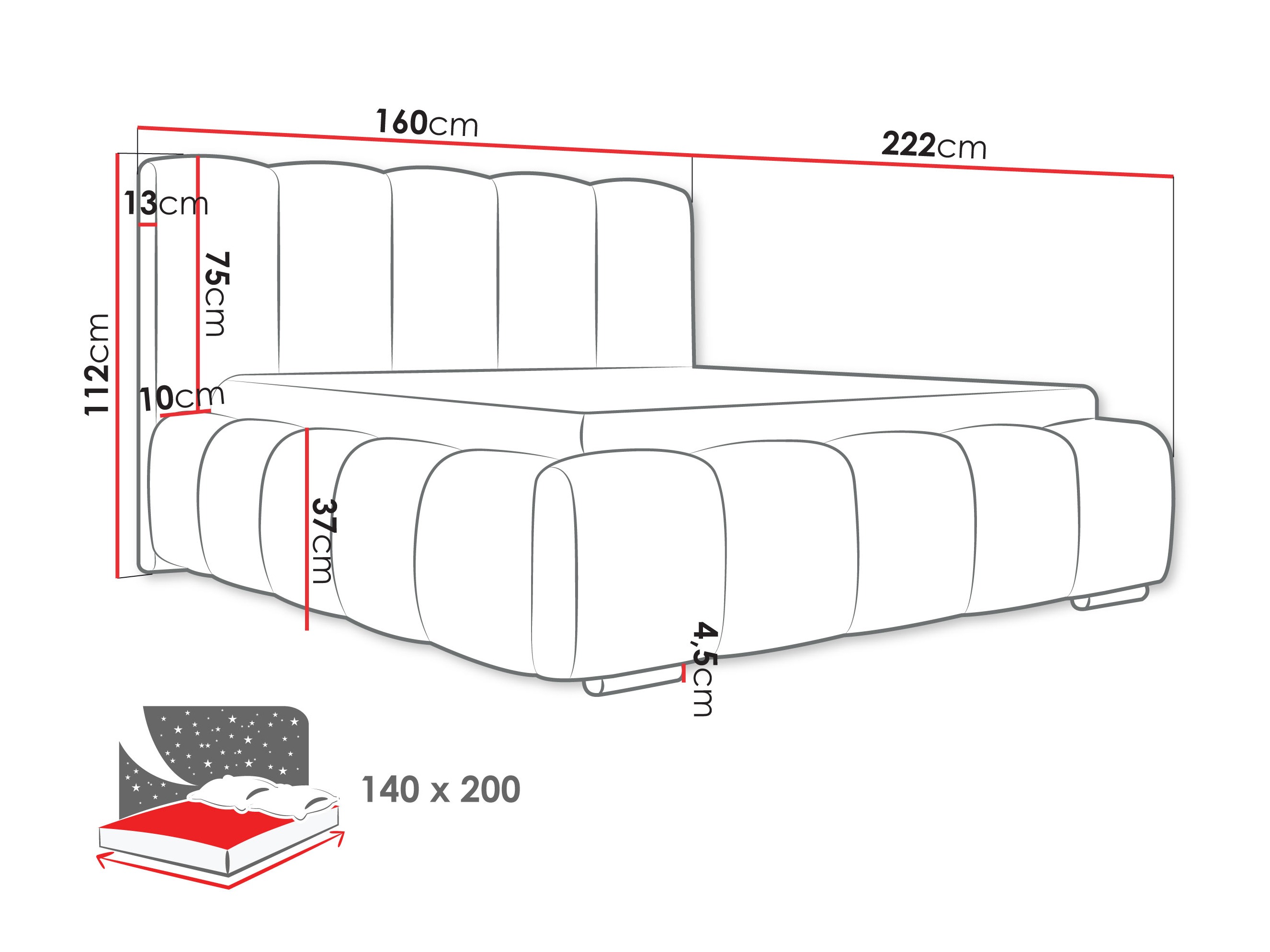 Cama SP6832