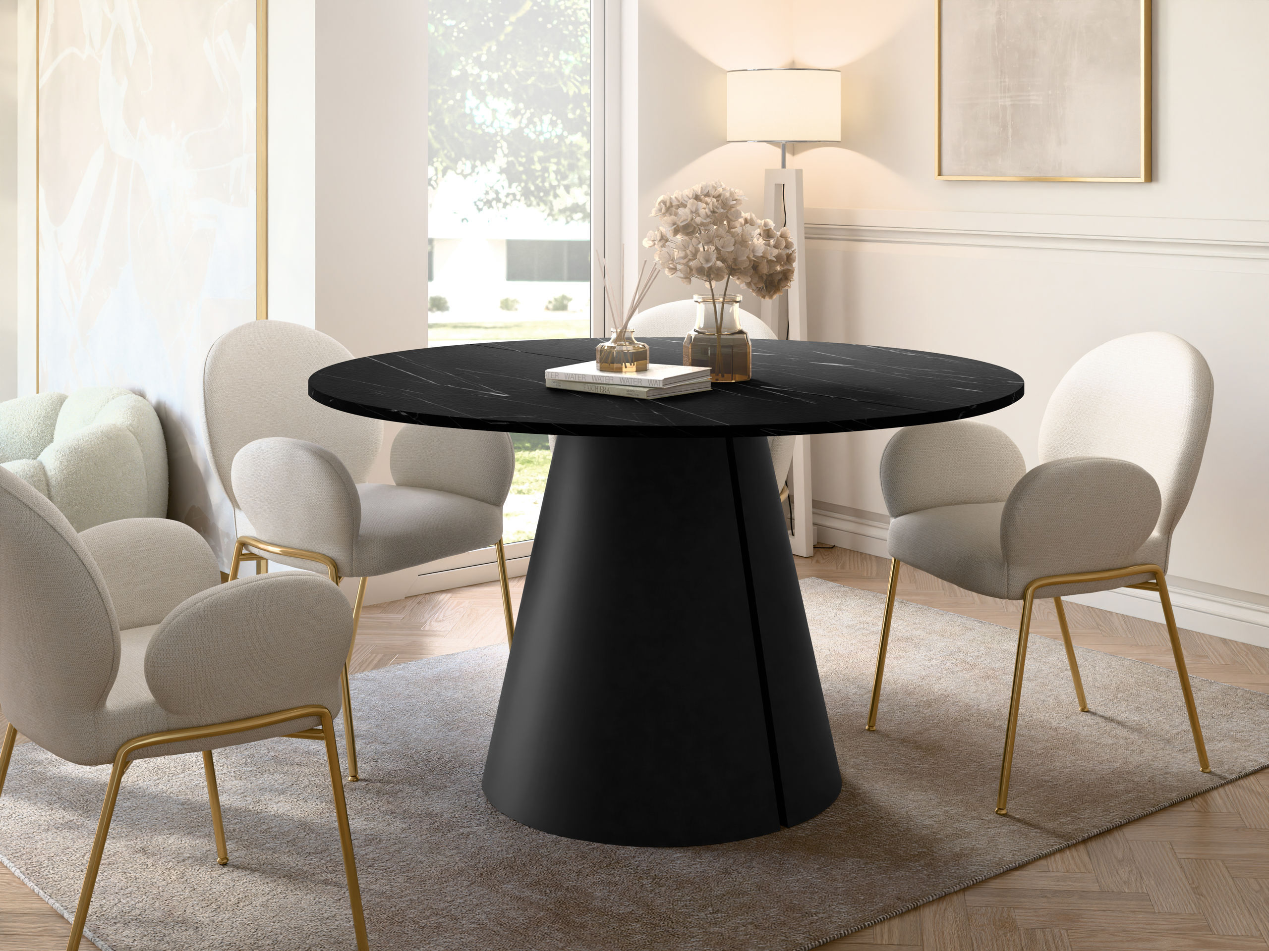 Mesa Oswego 167 (Mármol negro)