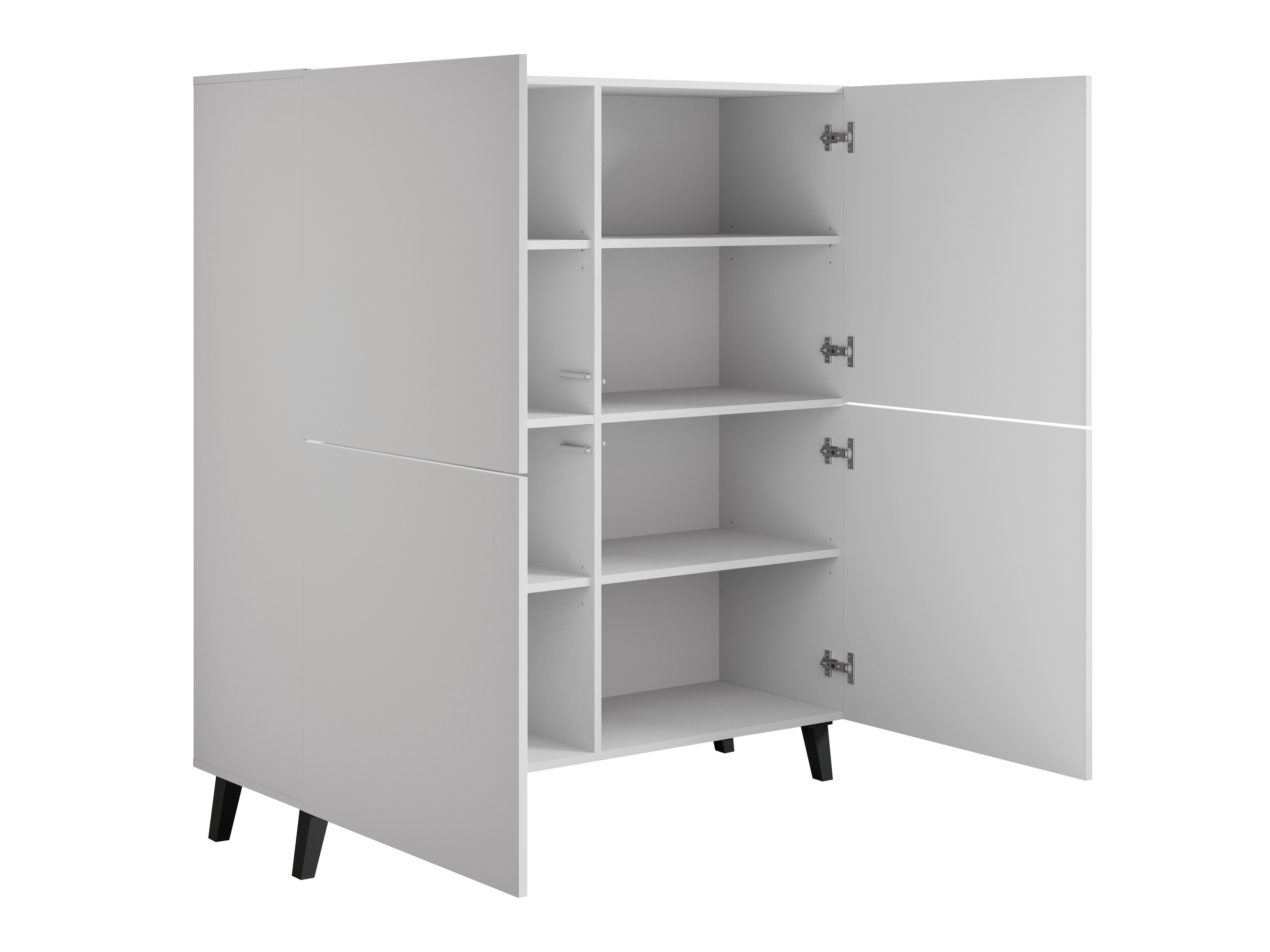 Aparador Levtive 100 (Madera gris + Castaña)