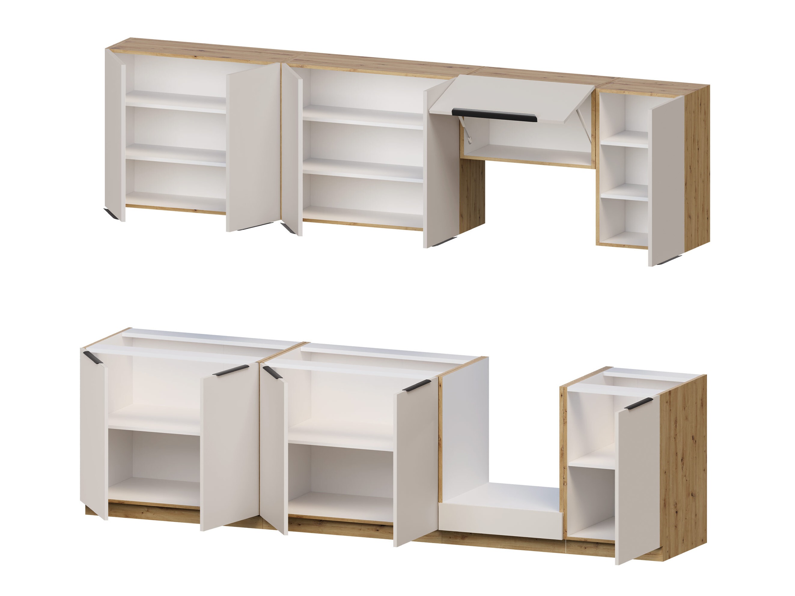 Conjunto de cocina modular Sole 158