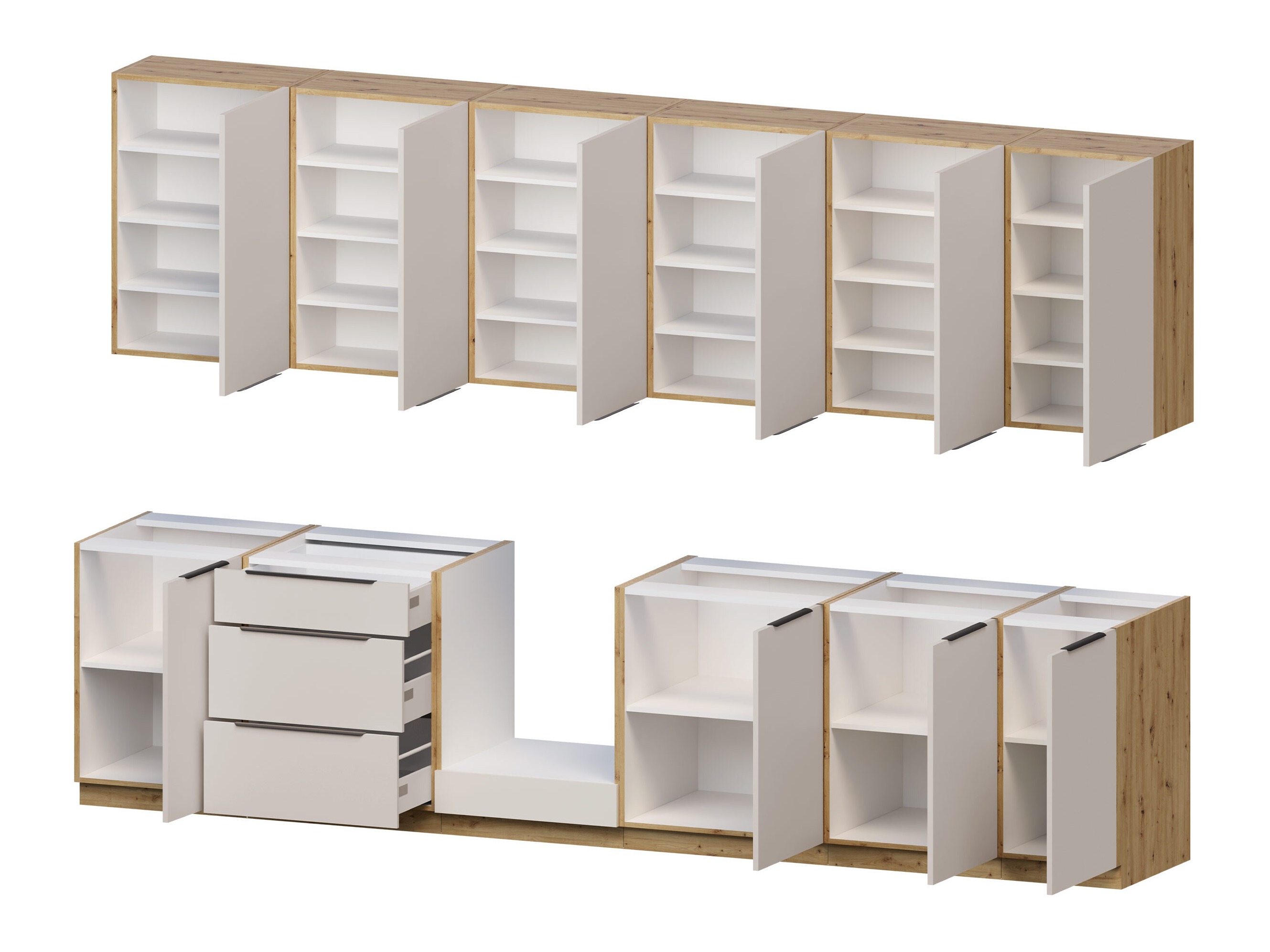 Conjunto de cocina modular Sole 159