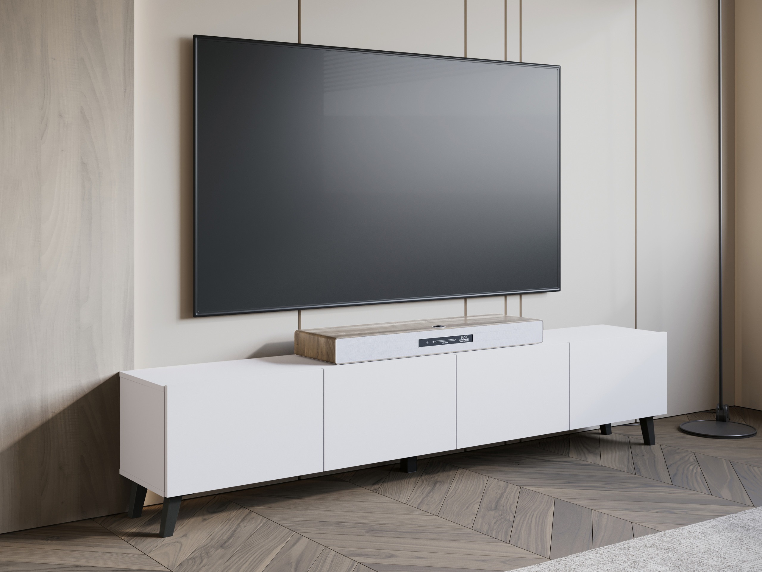 Mueble TV Levtive 101 (Blanco)