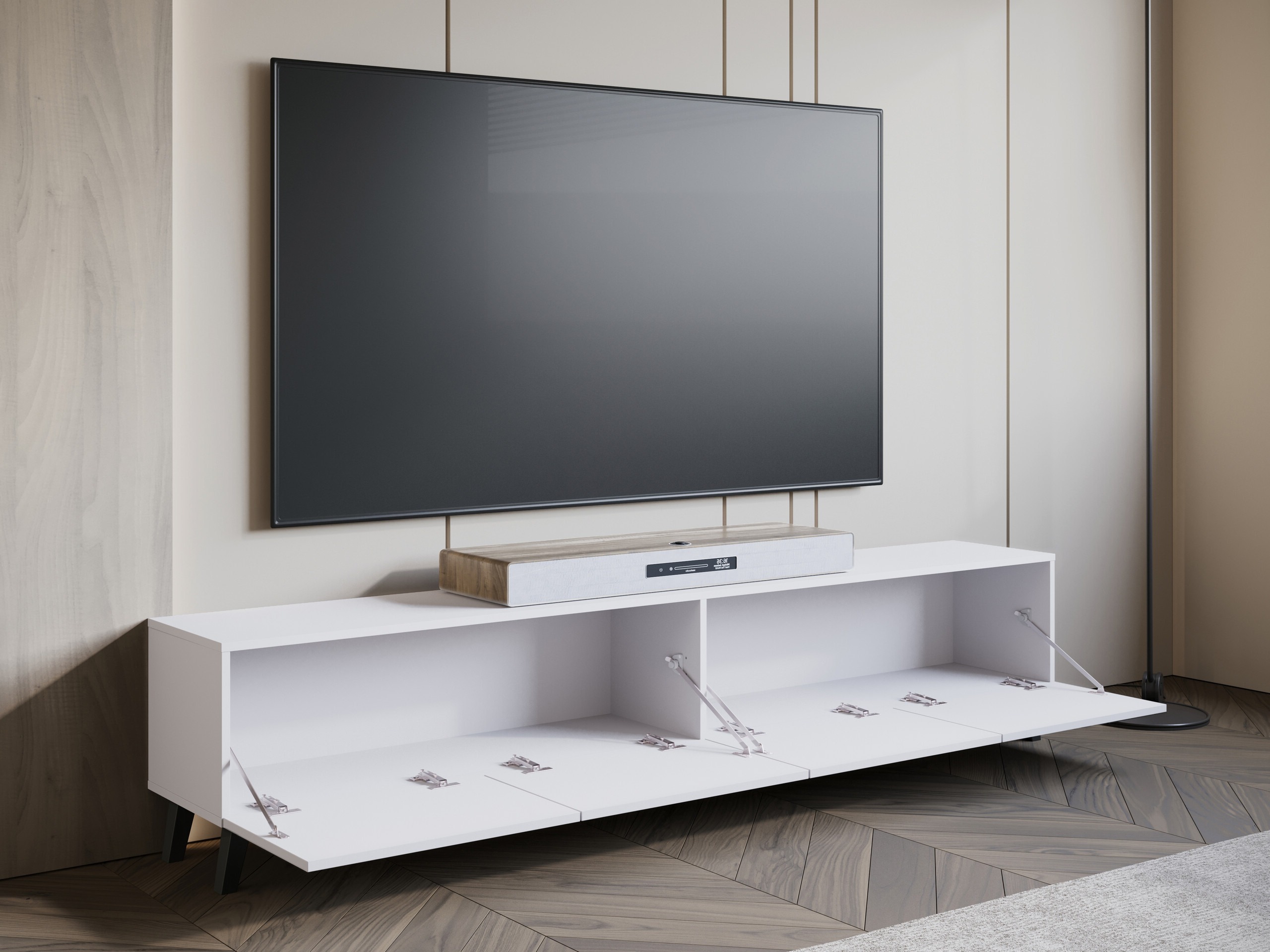 Mueble TV Levtive 101 (Blanco)