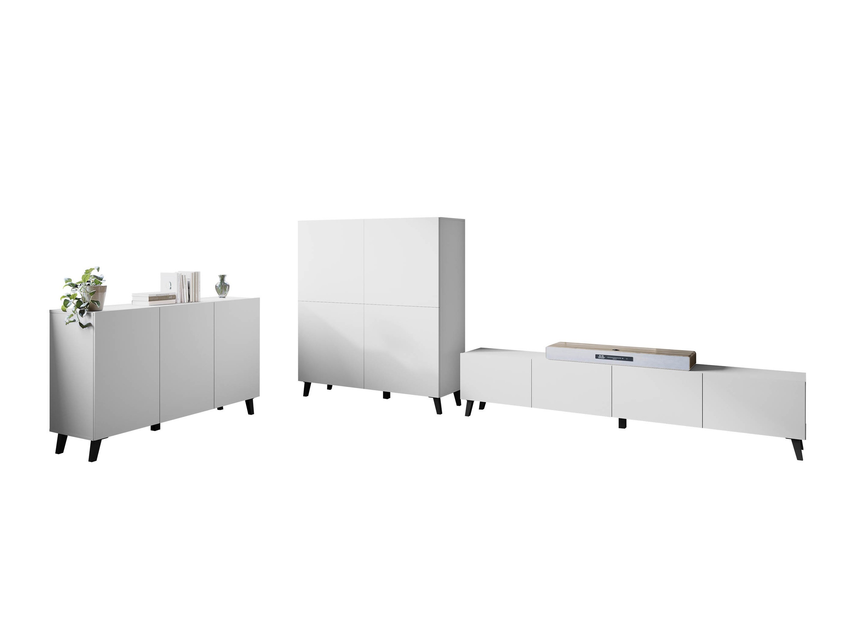 Conjunto de salón Levtive 105 (Blanco)