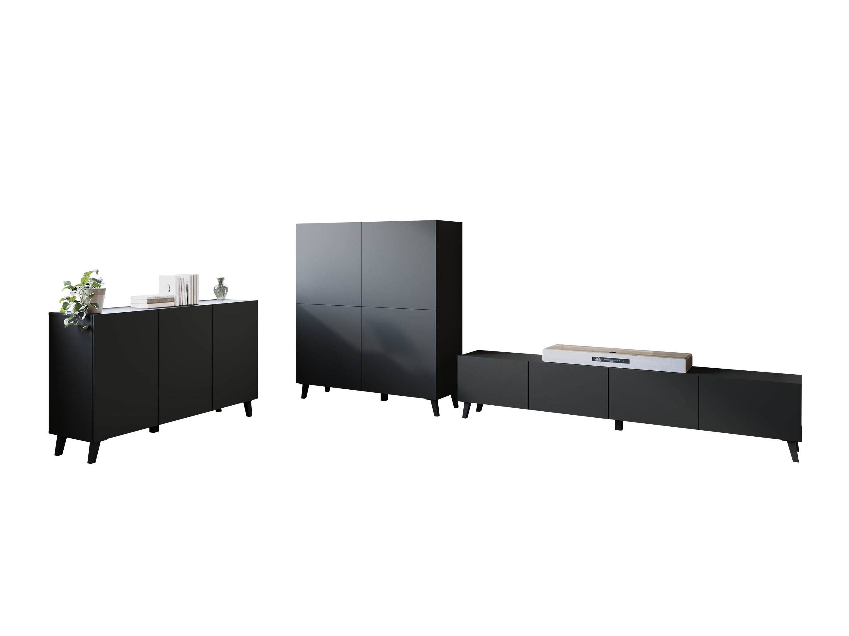 Conjunto de salón Levtive 105 (Grafito)