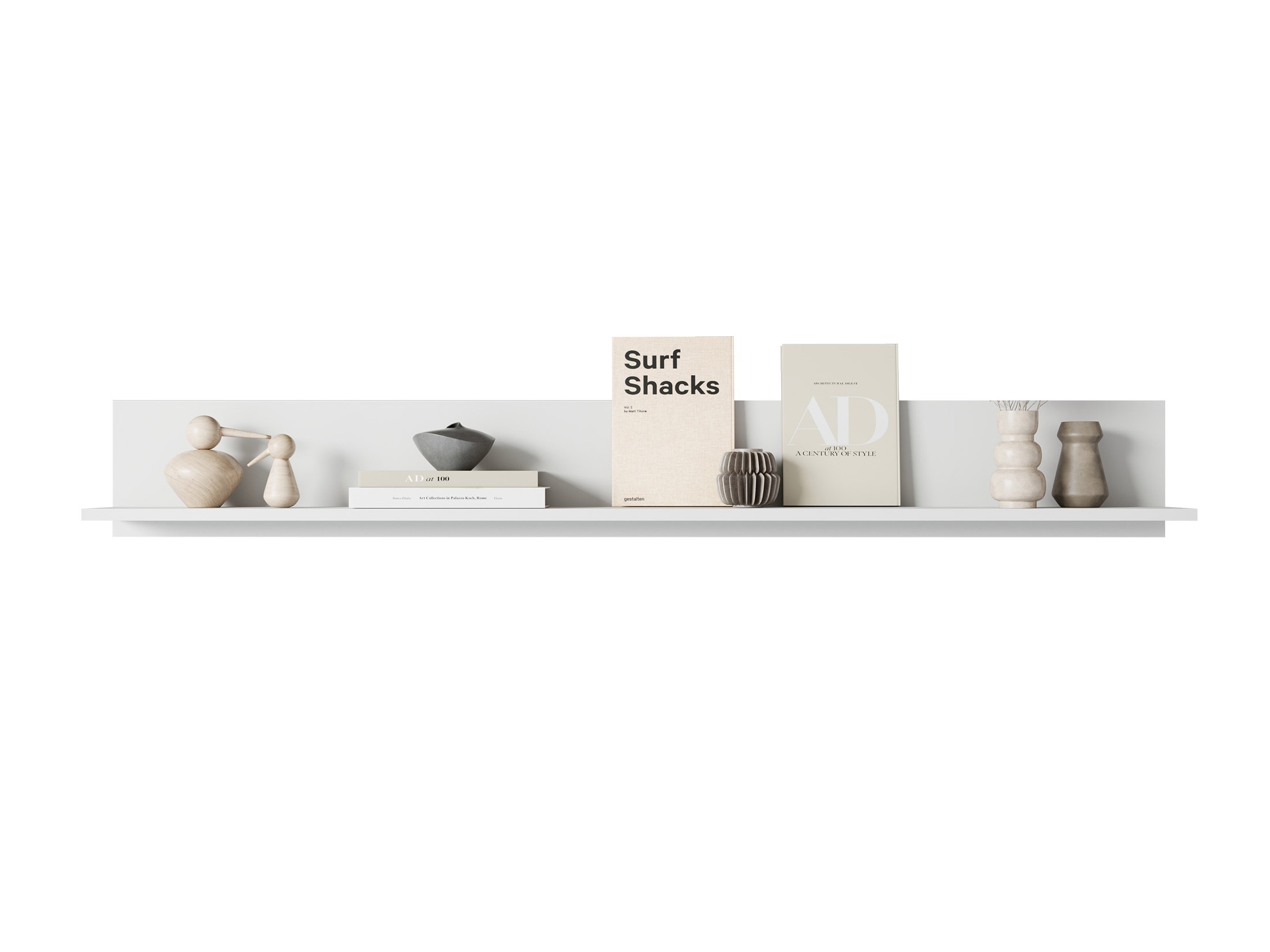 Estantería de pared Mirfivo 105 (Blanco)