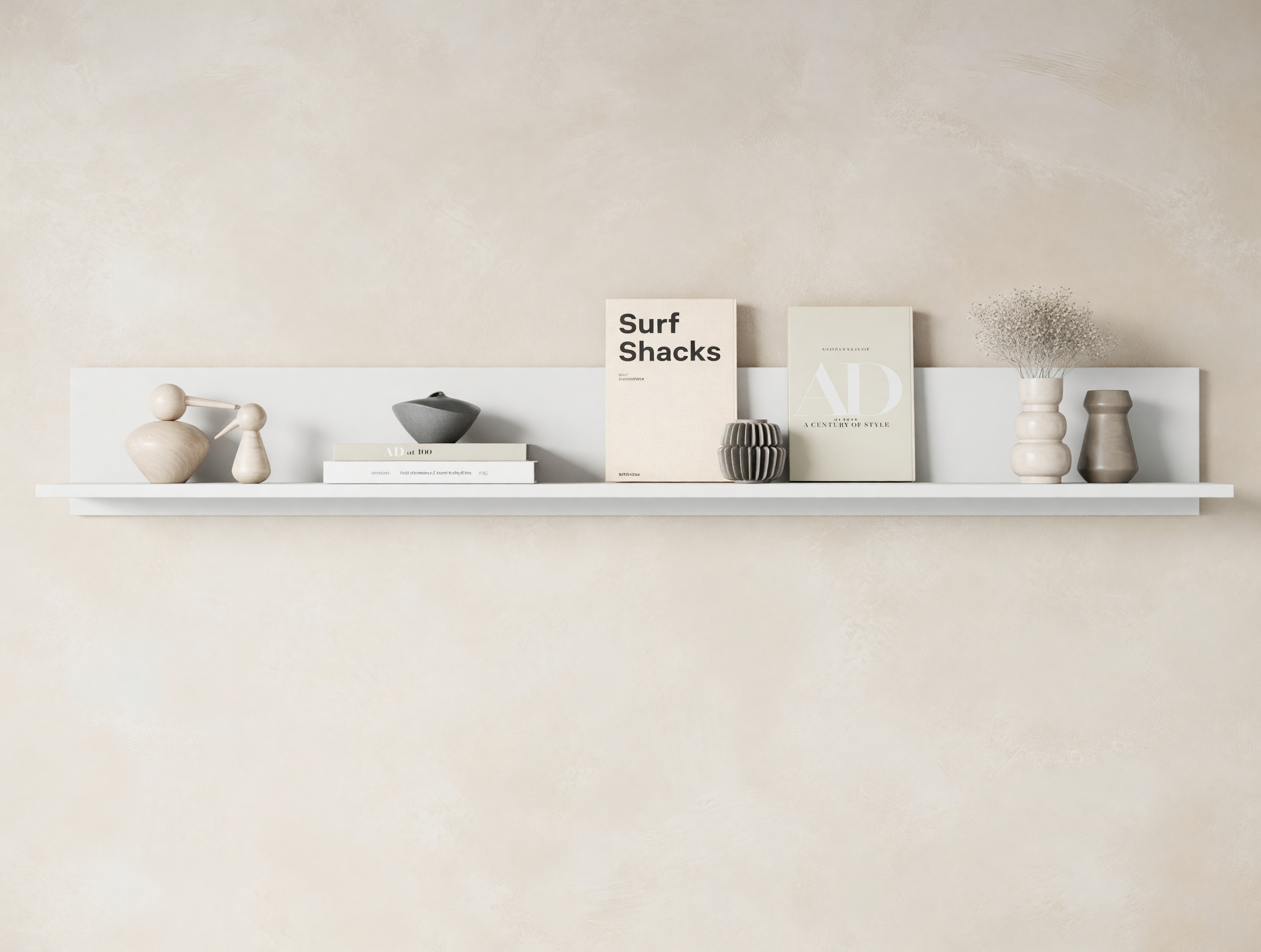 Estantería de pared Mirfivo 105 (Blanco)