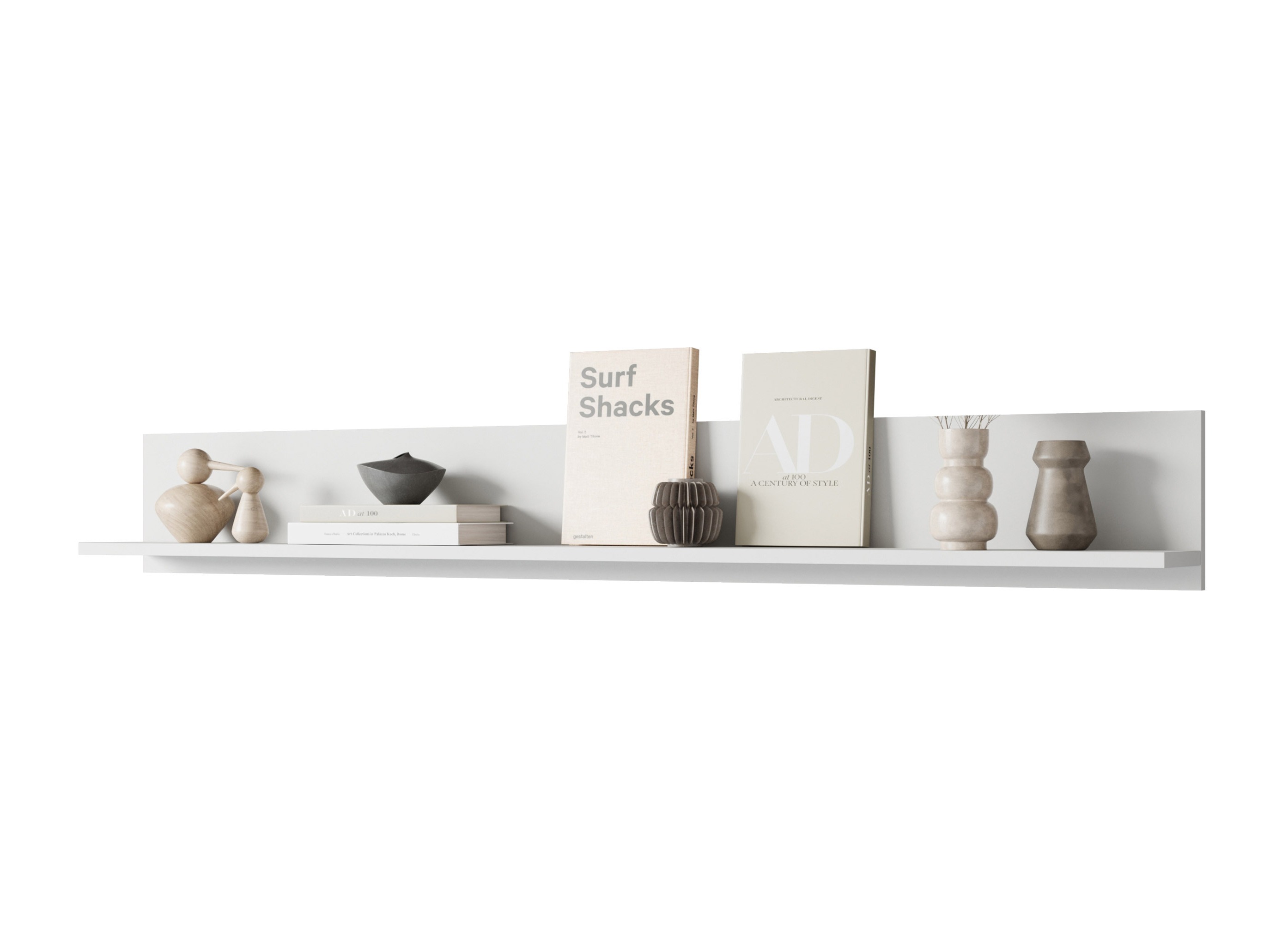 Estantería de pared Mirfivo 105 (Blanco)