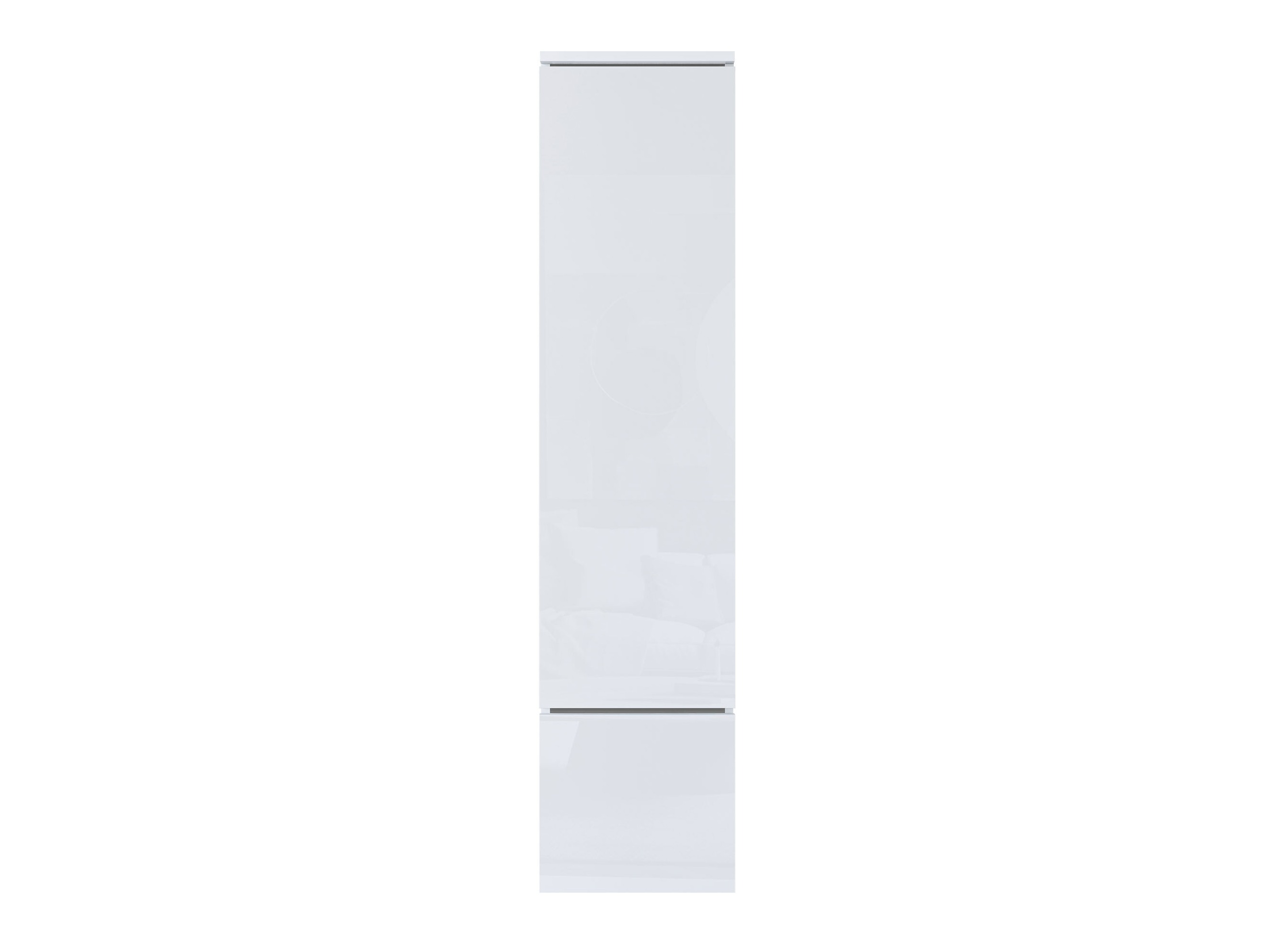 Estantería Mirfivo 108 (Blanco + Blanco brillante)