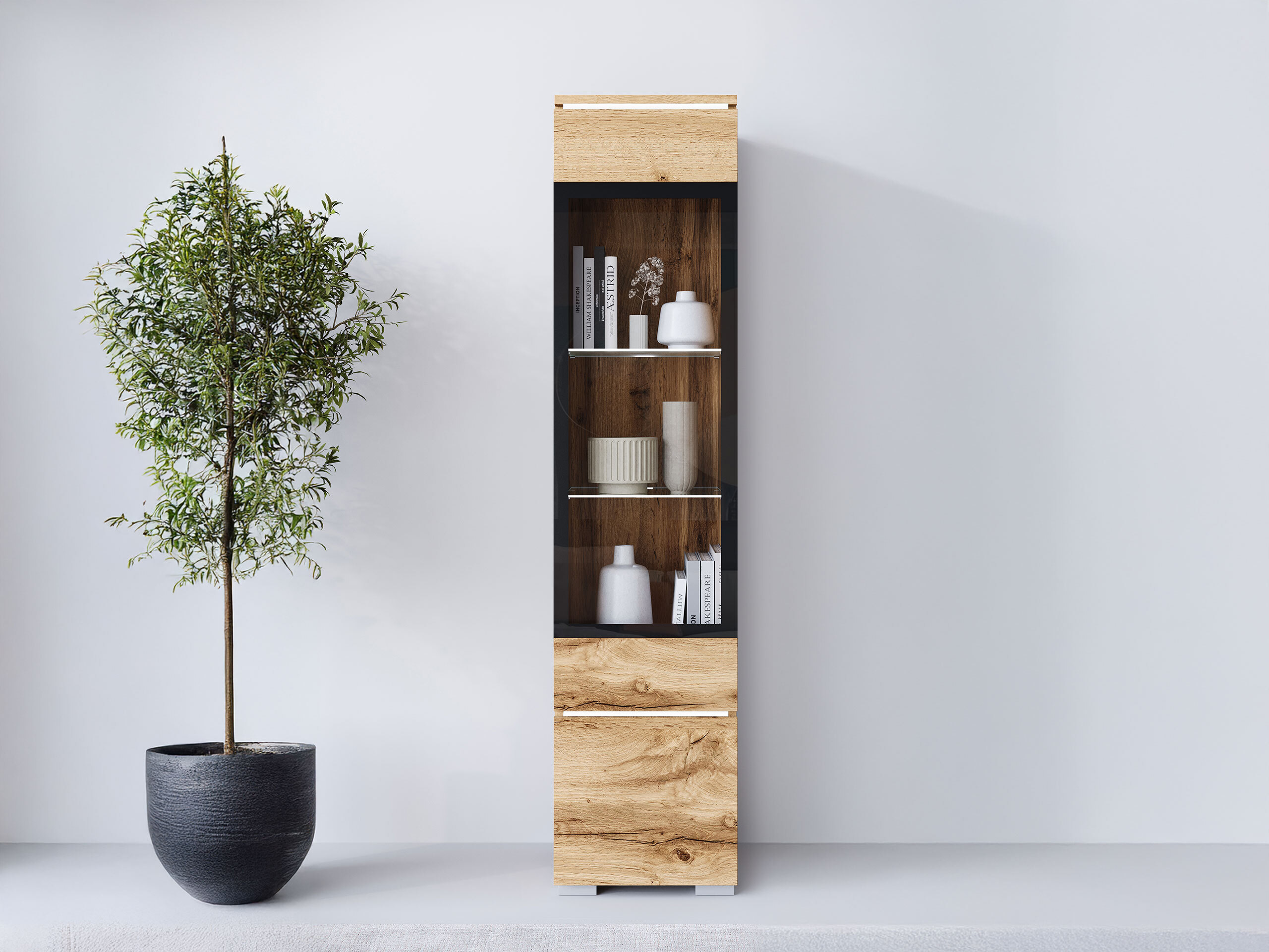 Estantería Mirfivo 109 (Roble wotan)