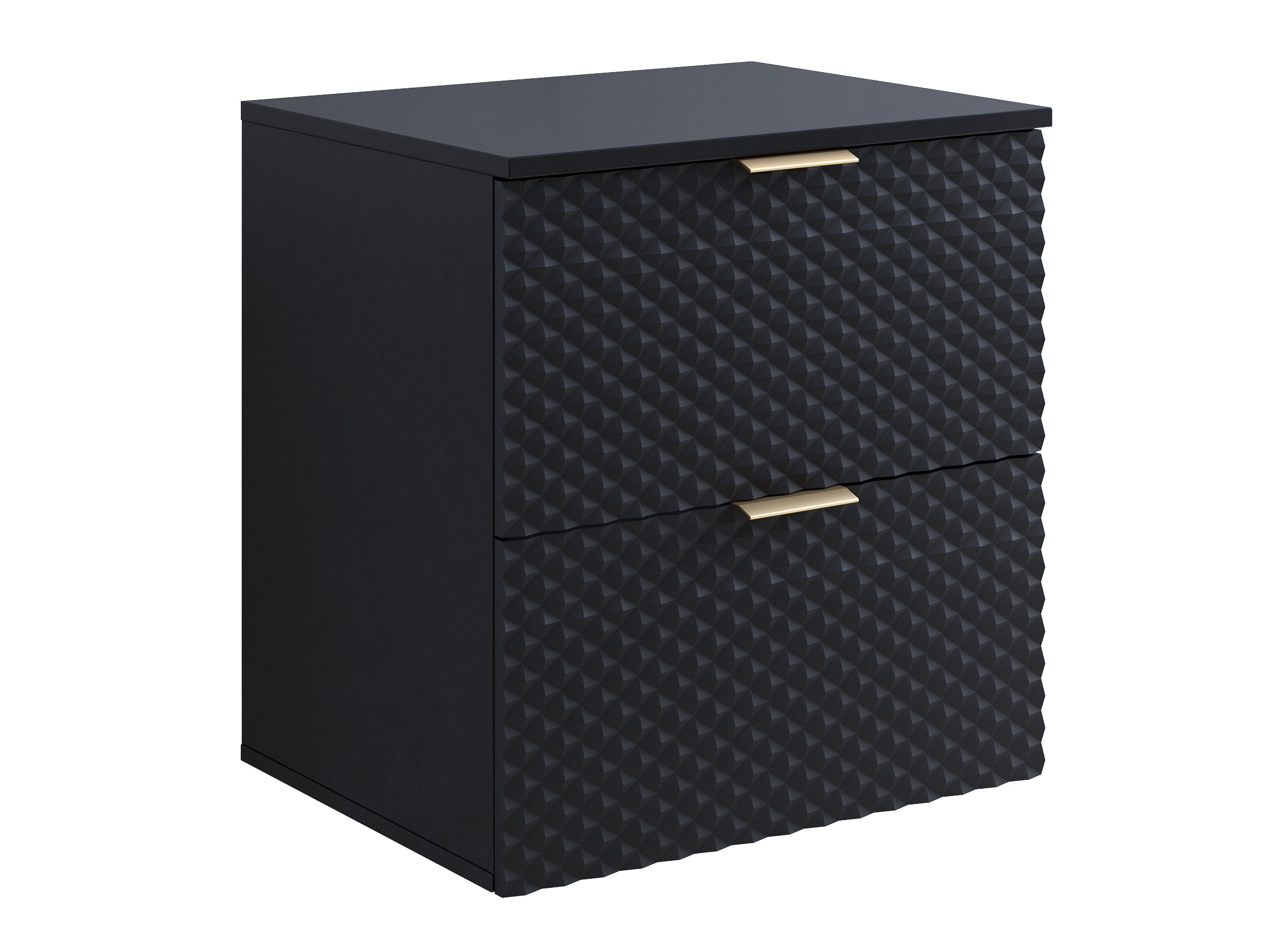 Armario de baño colgante para lavabo Liretu 106 (Negro)