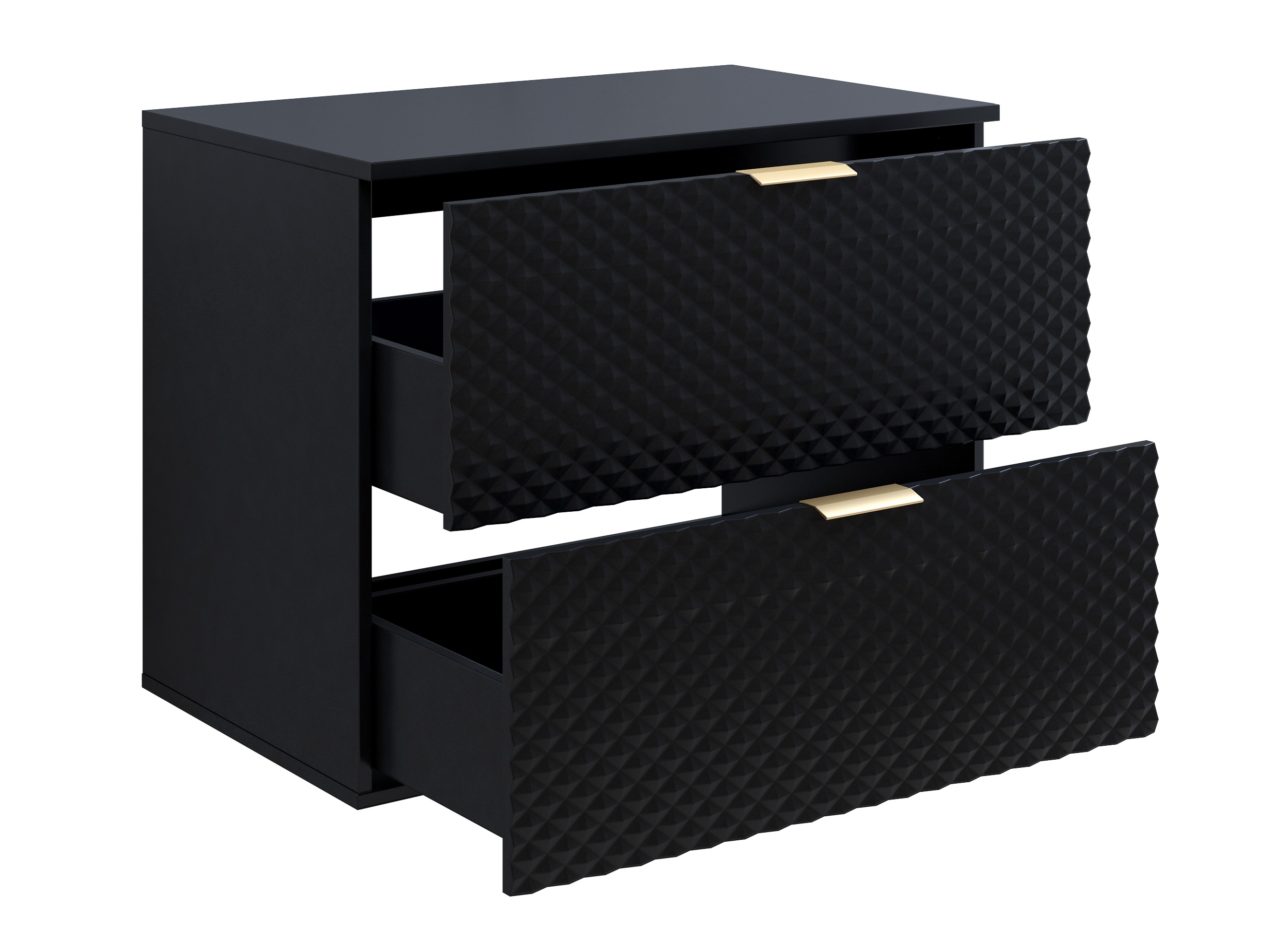 Armario de baño colgante para lavabo Liretu 107 (Negro)